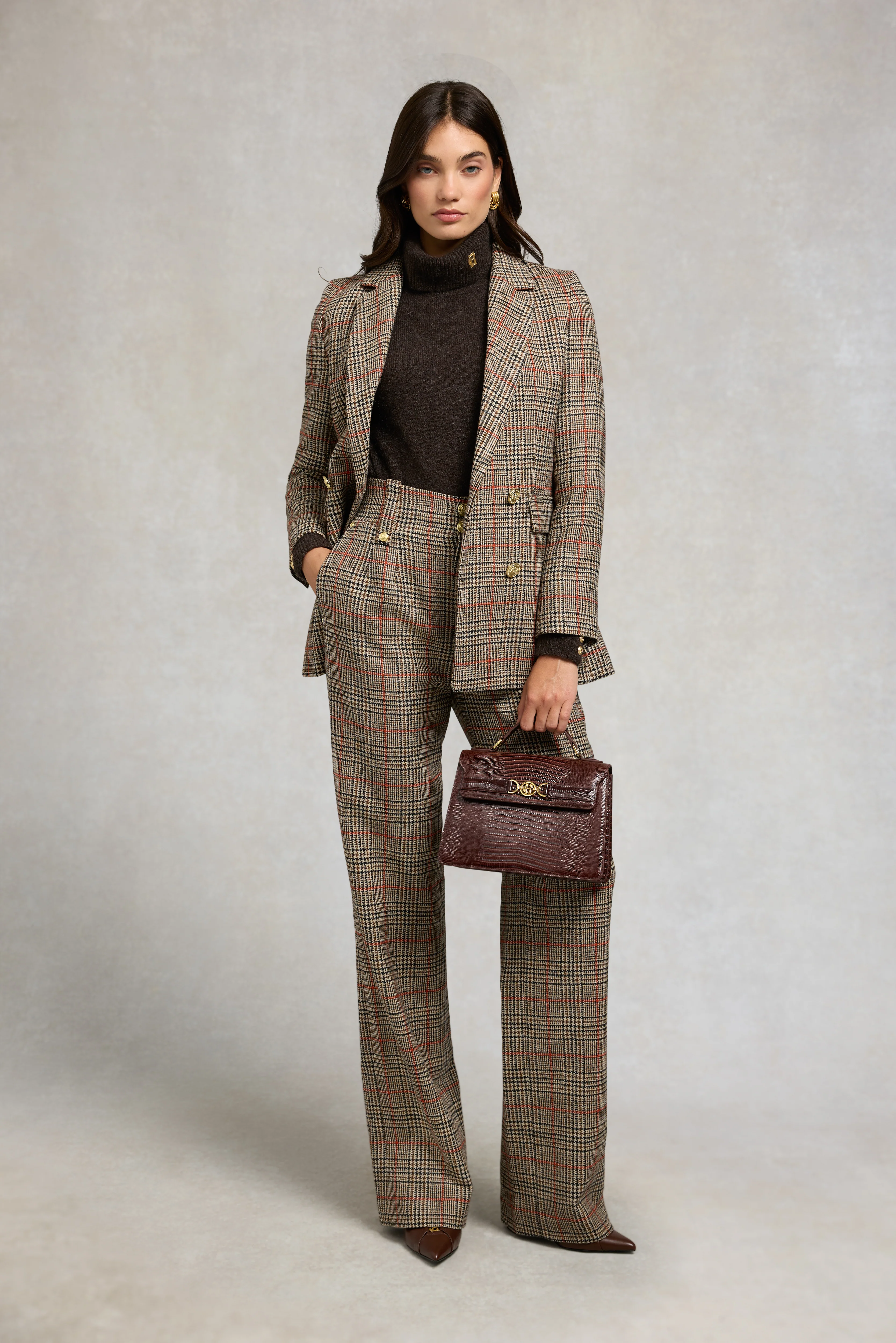 Double Breasted Blazer (Orange Windsor) - Image 3