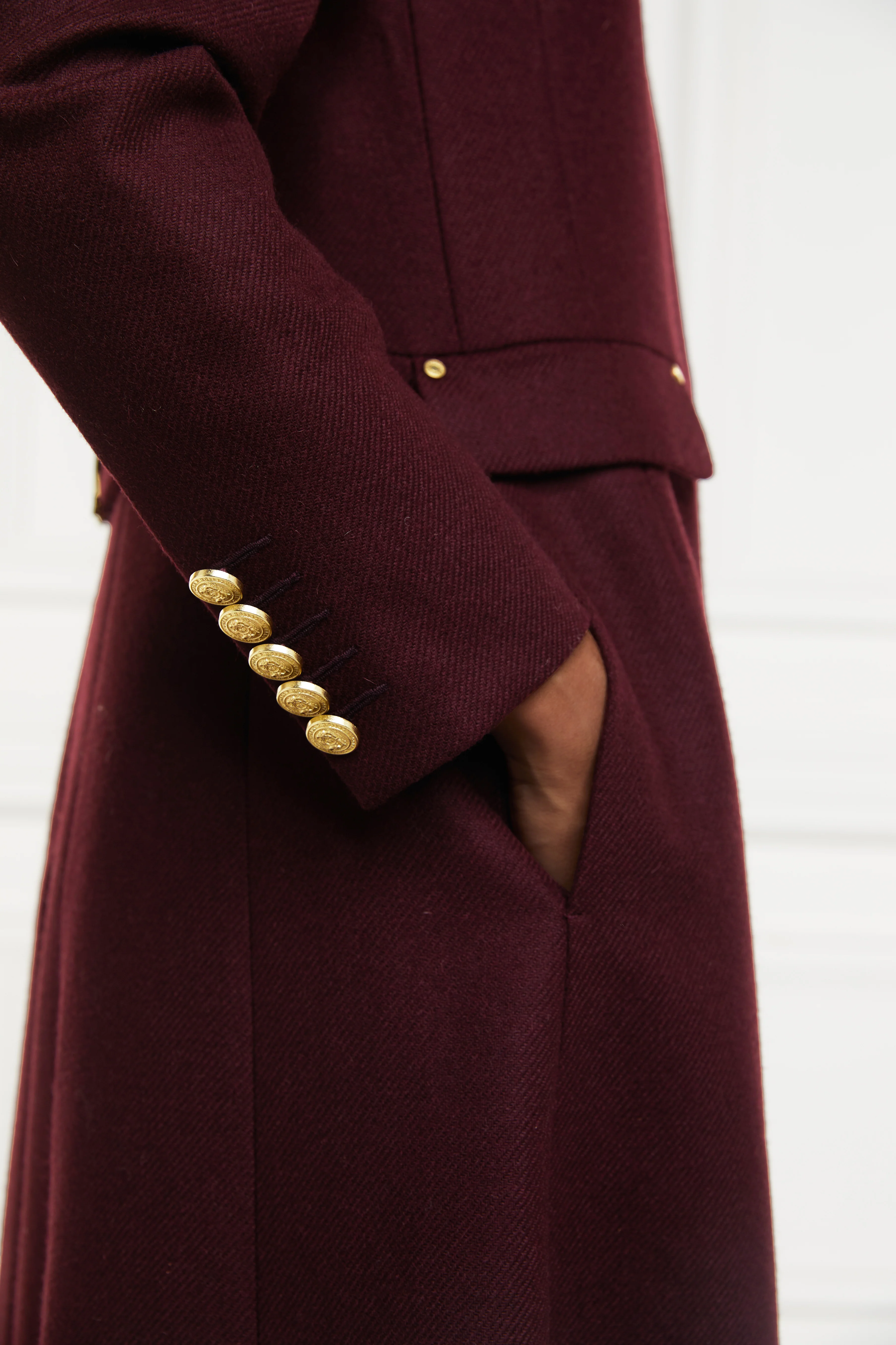 Dowdeswell Coat (Mulberry) - Image 6