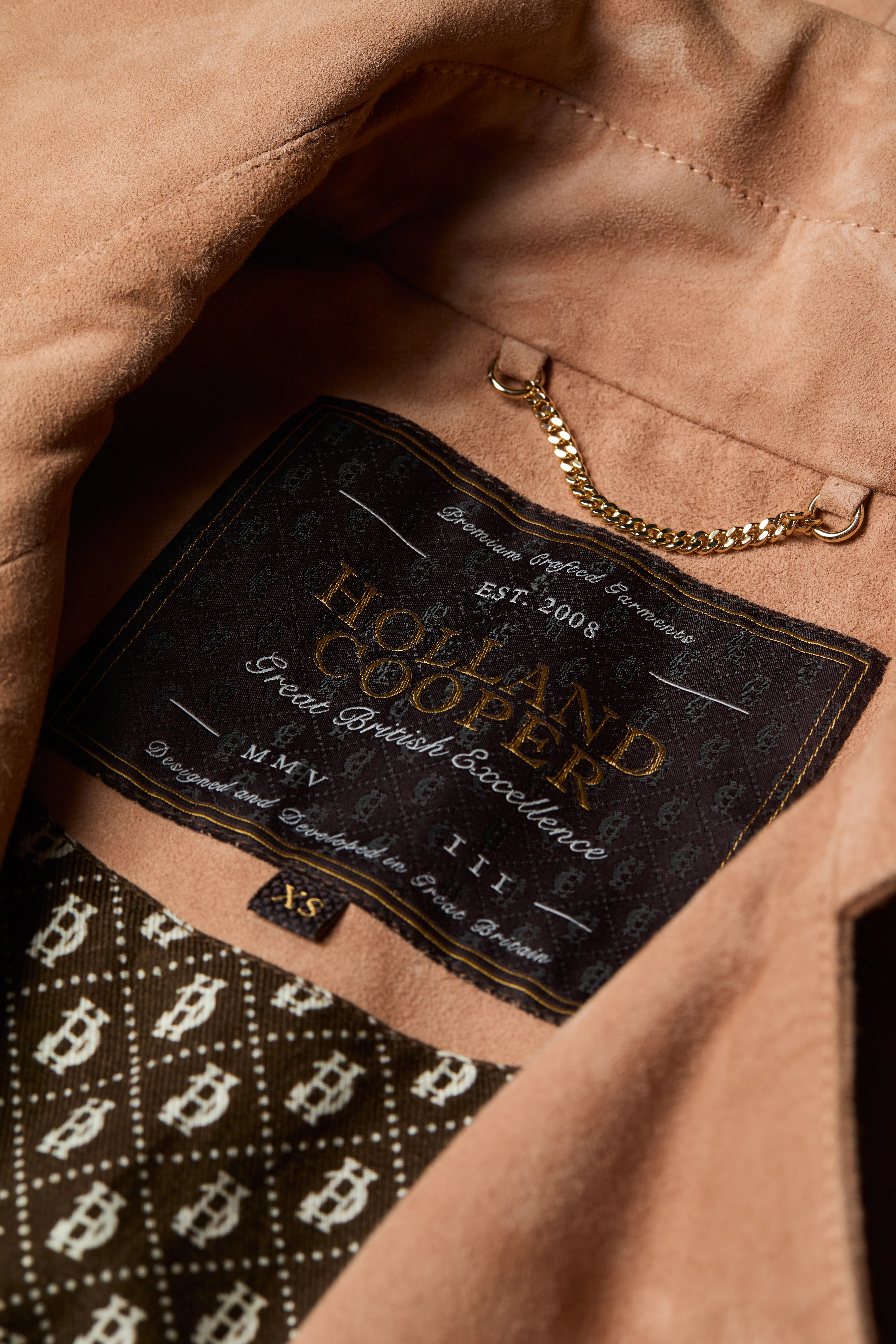 Draycott Suede Jacket (Nude) - Image 6