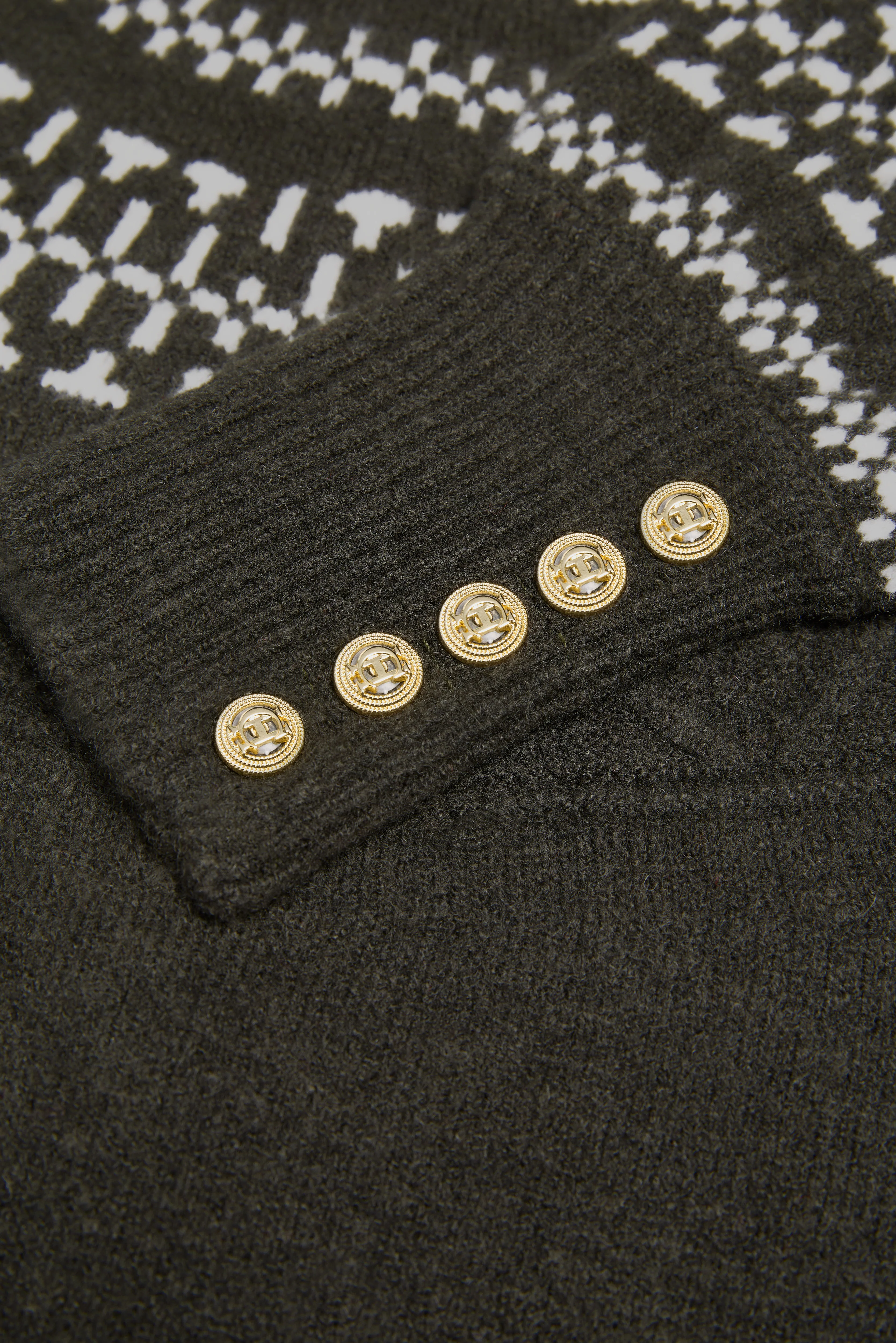 Elodie Roll Neck Knit (Forest Green) - Image 10