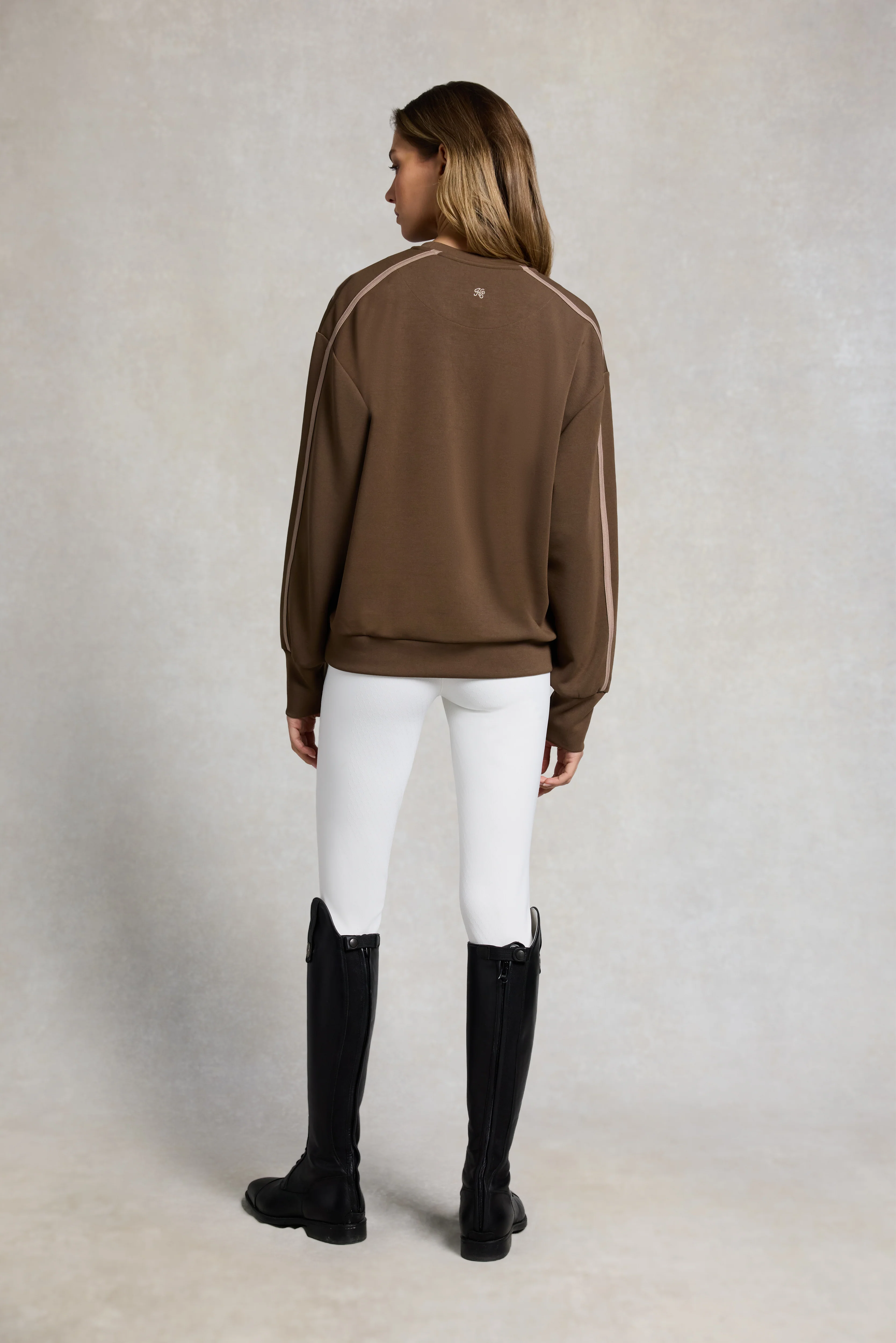 Equestrian Crew Neck Sweat (Chestnut) - Image 5
