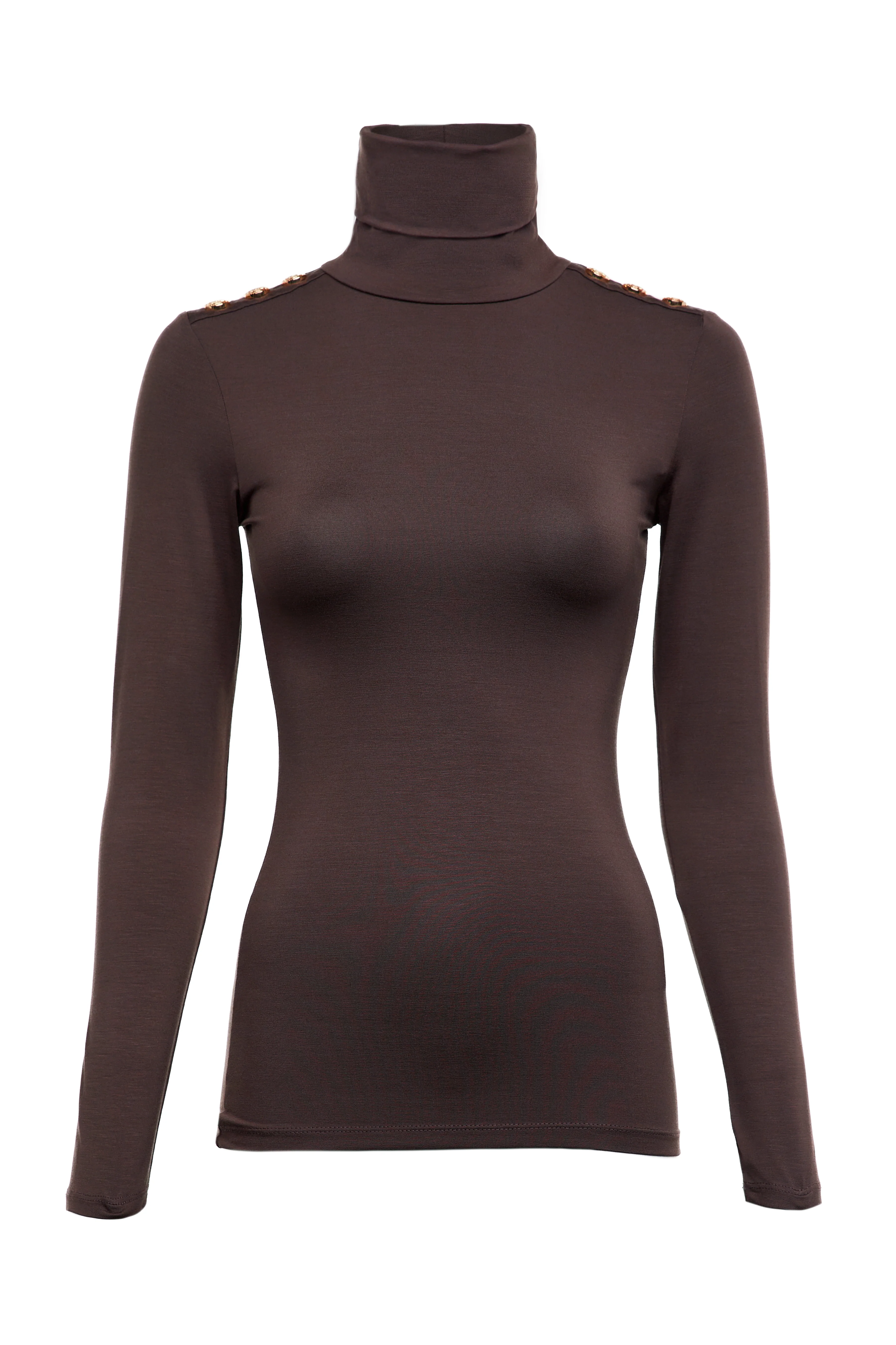 Essential Roll Neck (Coffee) - Image 4