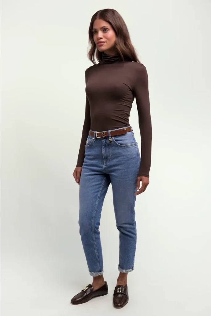 Essential Roll Neck (Coffee) - Image 5