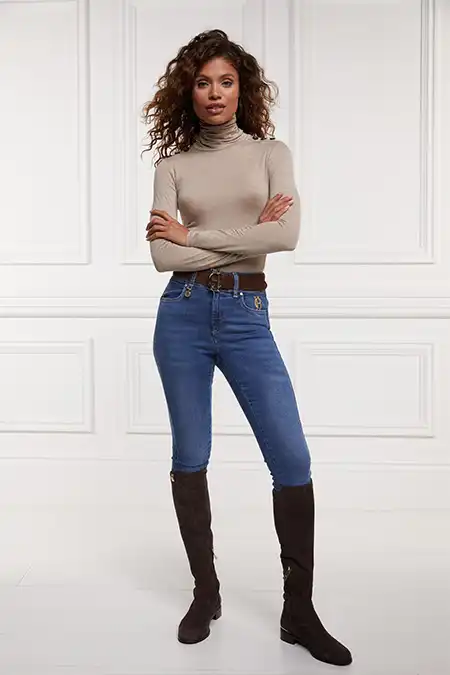 Essential Roll Neck (Oatmeal) - Image 5