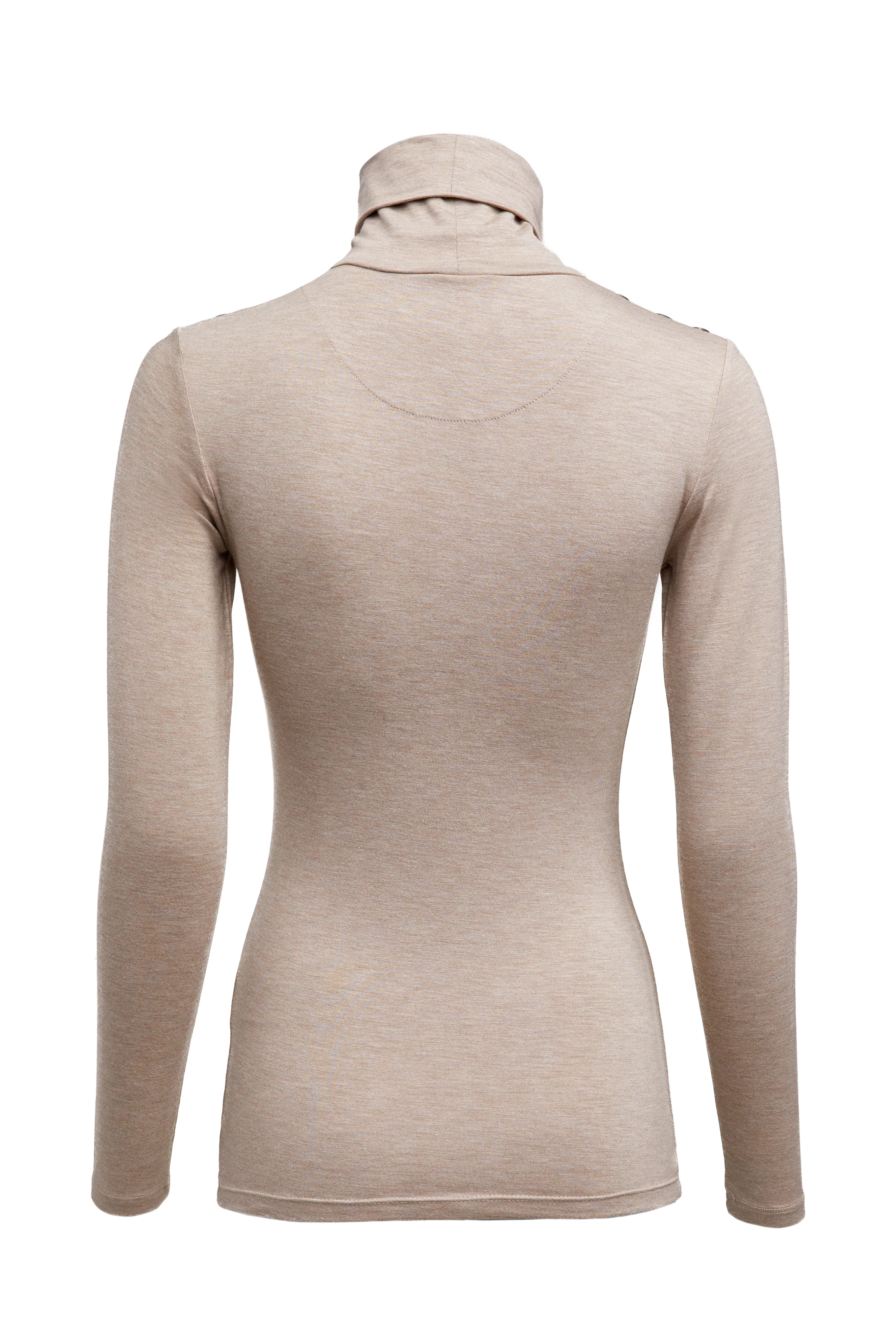Essential Roll Neck (Oatmeal) - Image 7