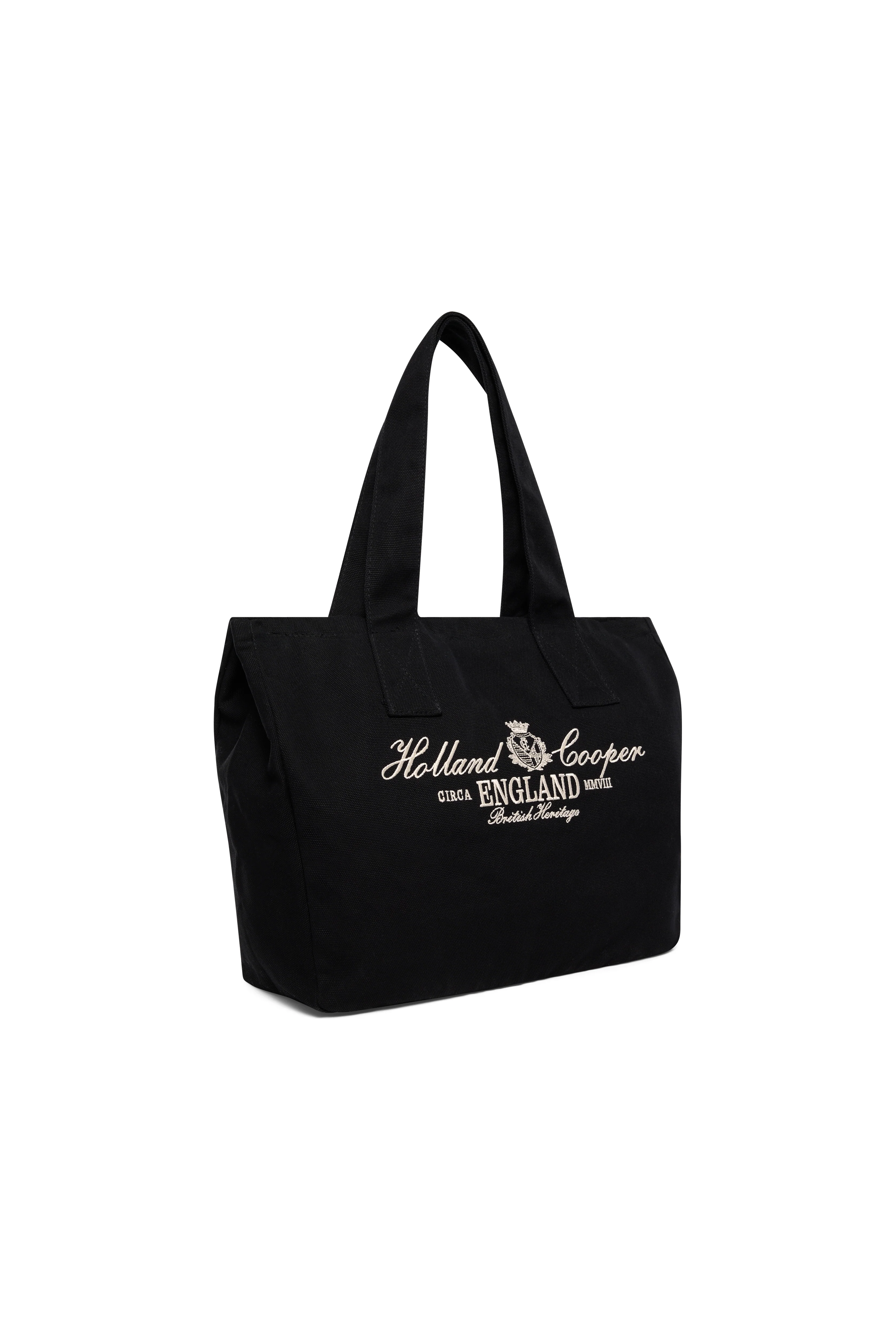 Essential Tote Bag (Black Ecru) - Image 4