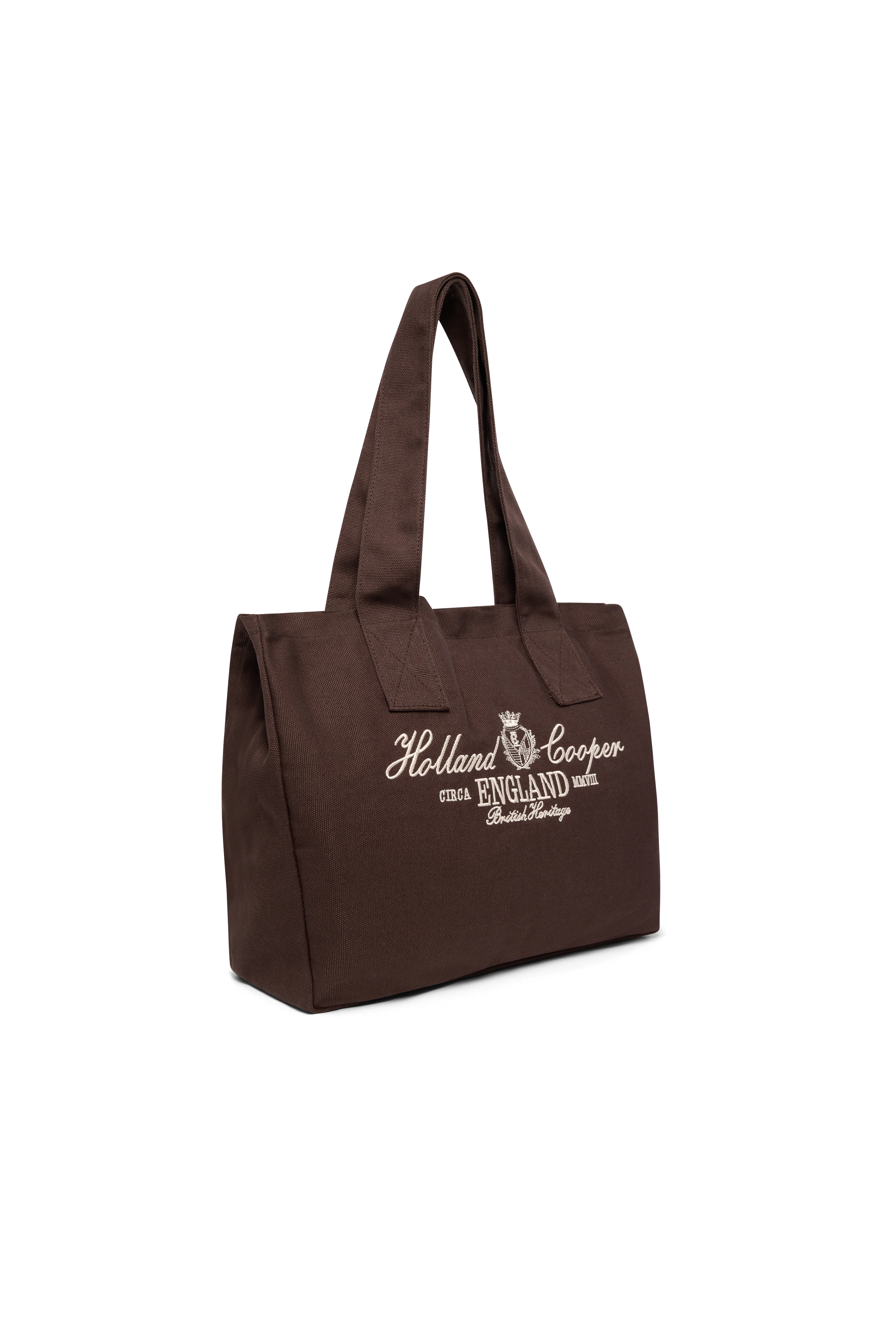 Essential Tote Bag (Chocolate Ecru) - Image 5