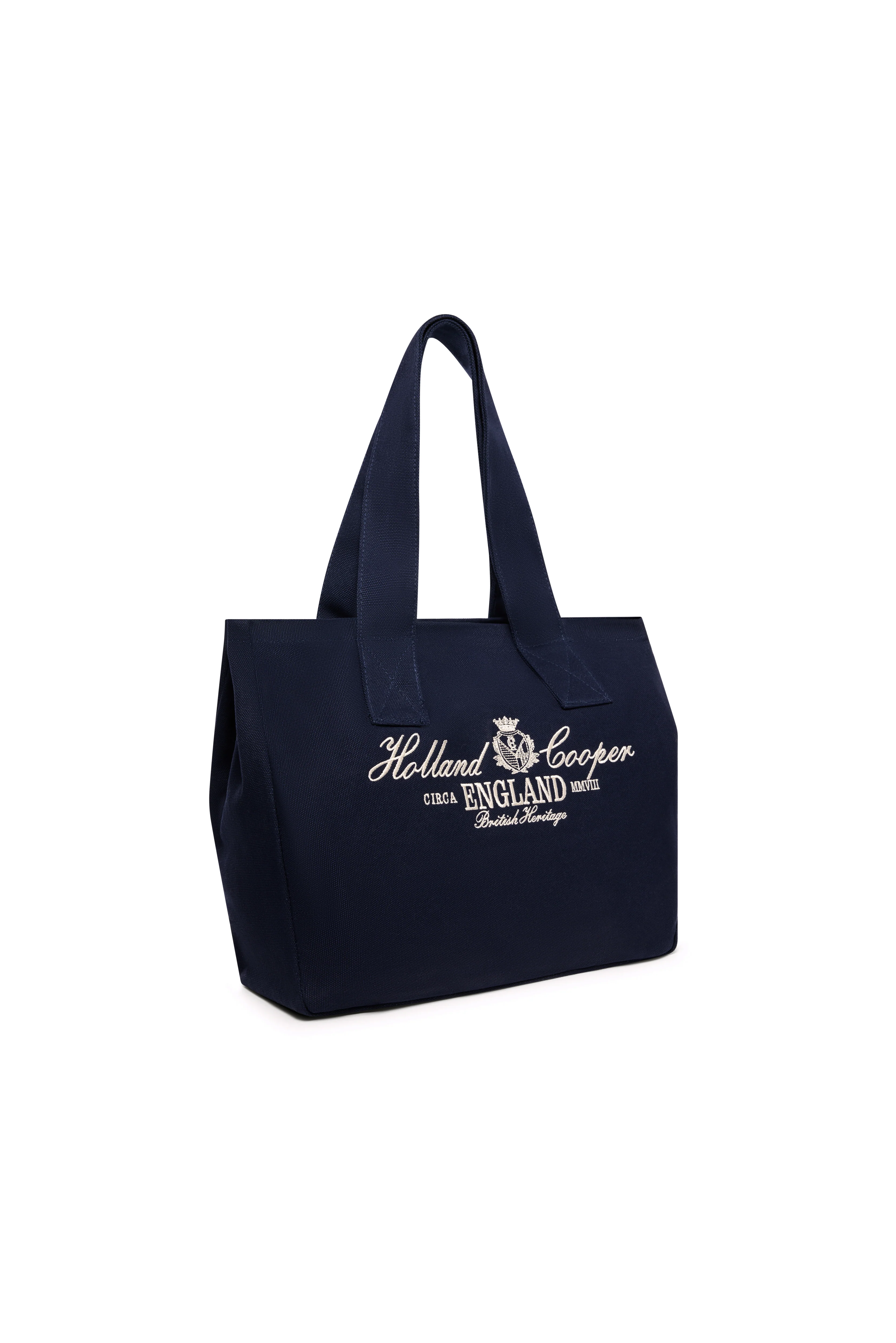 Essential Tote Bag (Navy Ecru) - Image 4