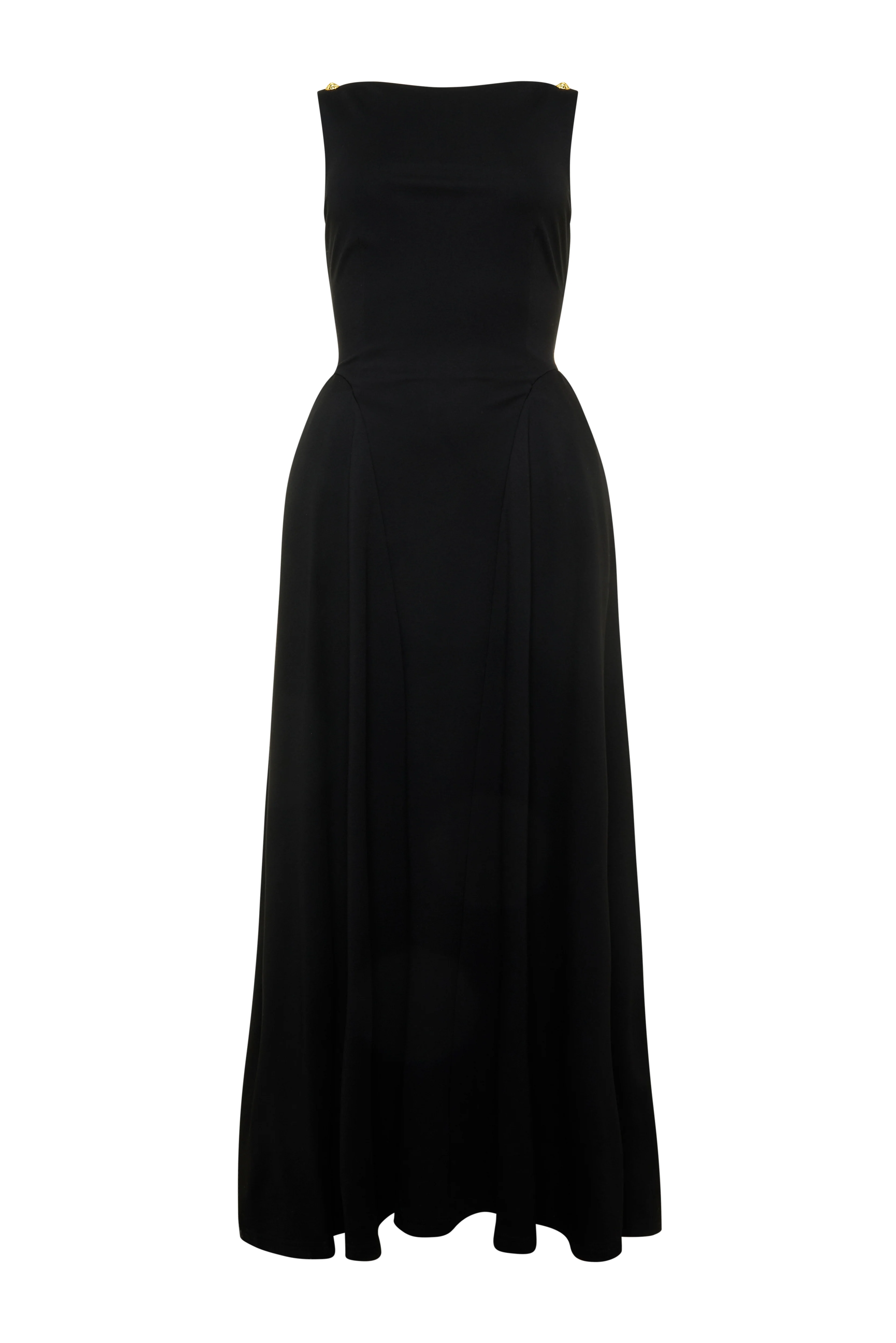 Everly Midi Dress (Black) - Image 5
