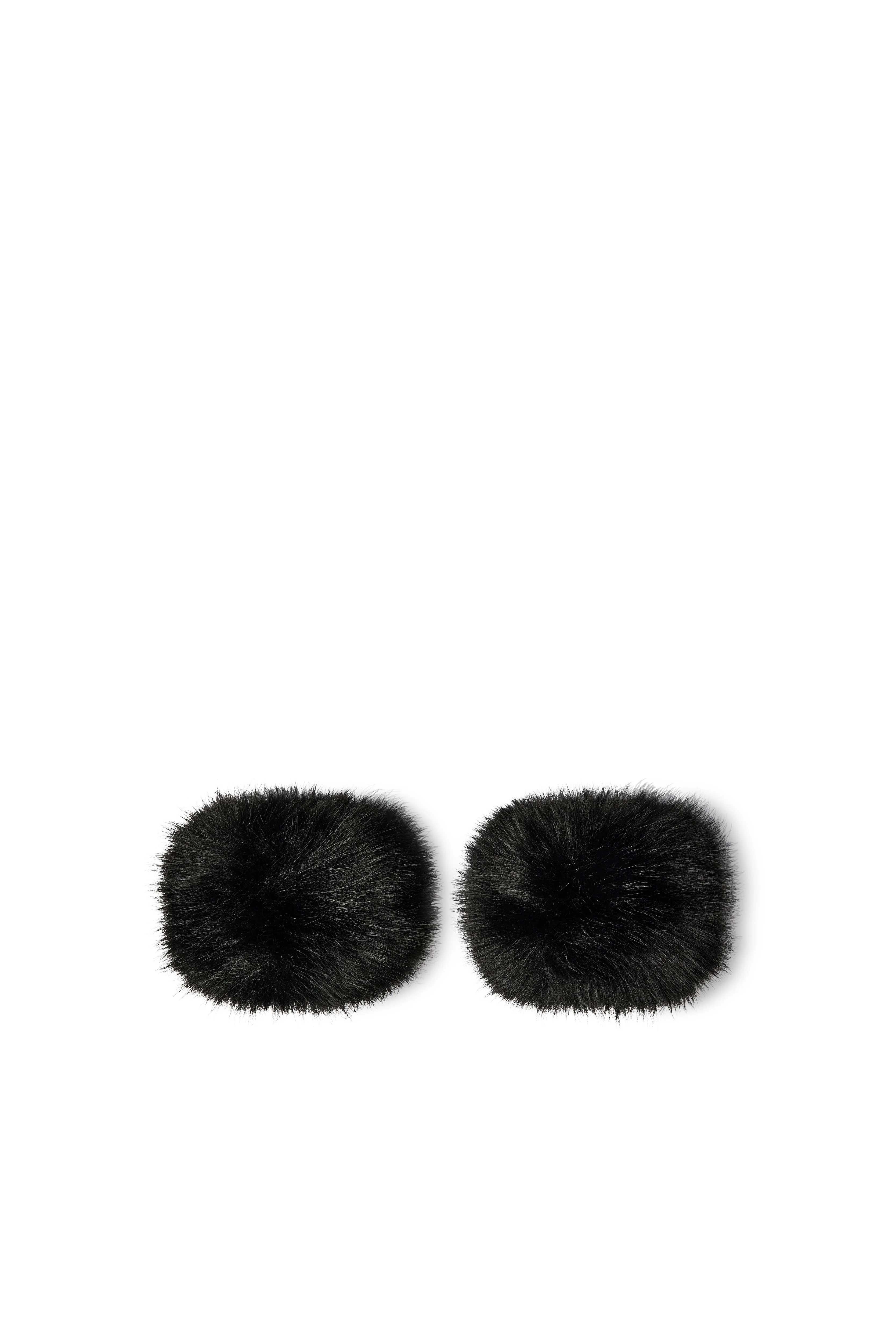 Faux Fur Cuff (Black) - Image 3