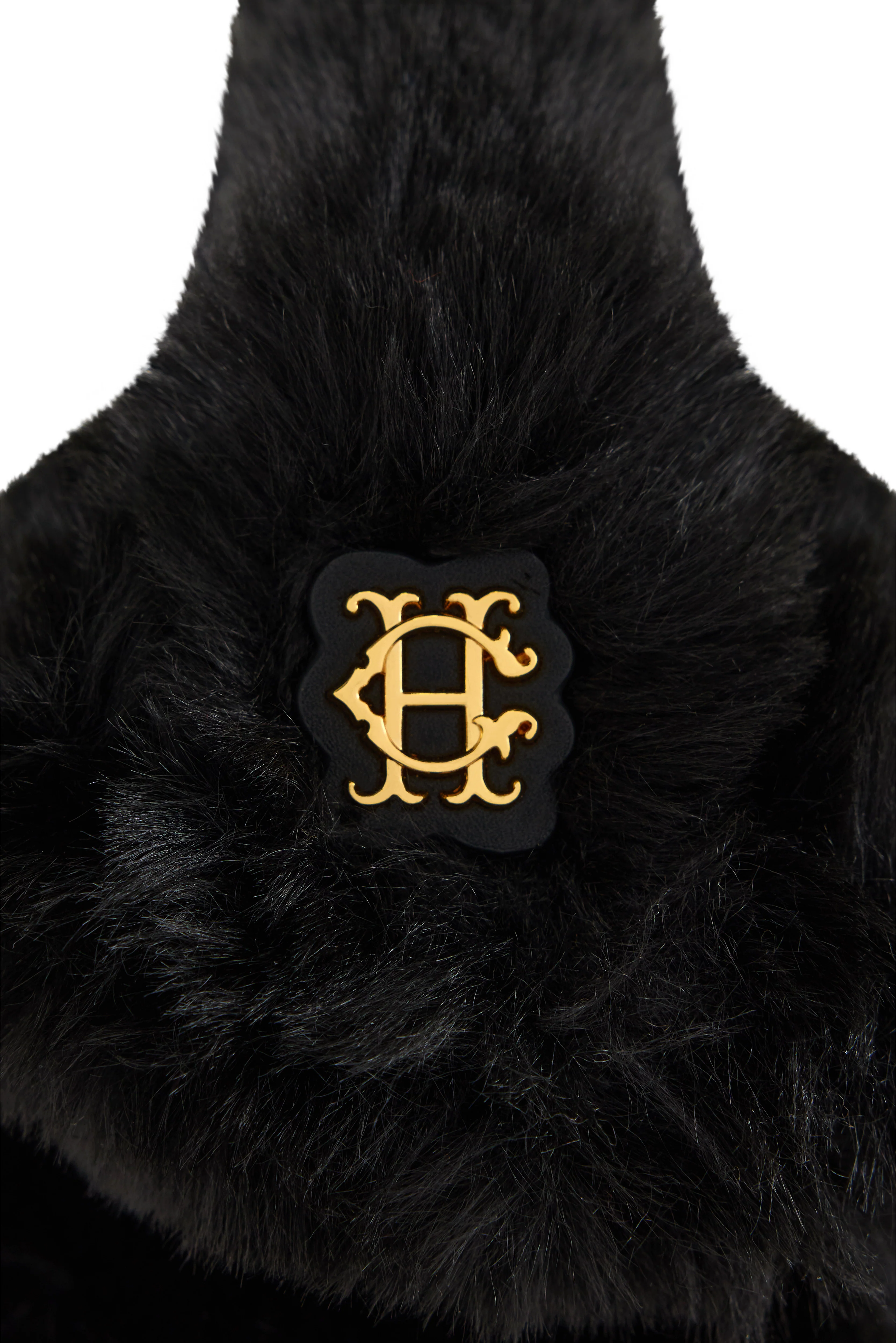 Faux Fur Ear Muffs (Black) - Image 4