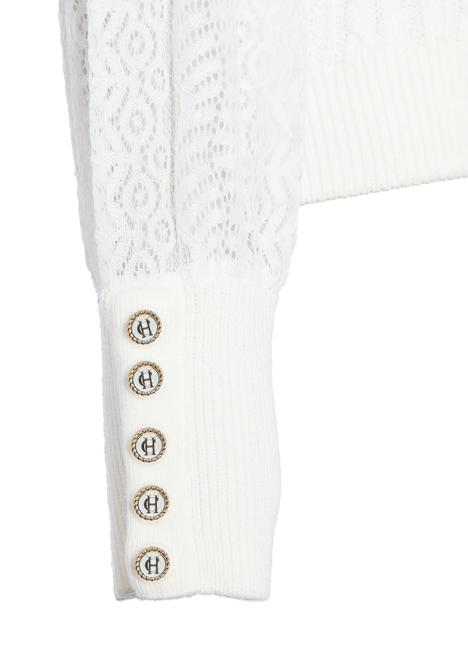 Featherton V-Neck Knit (Natural) - Image 8