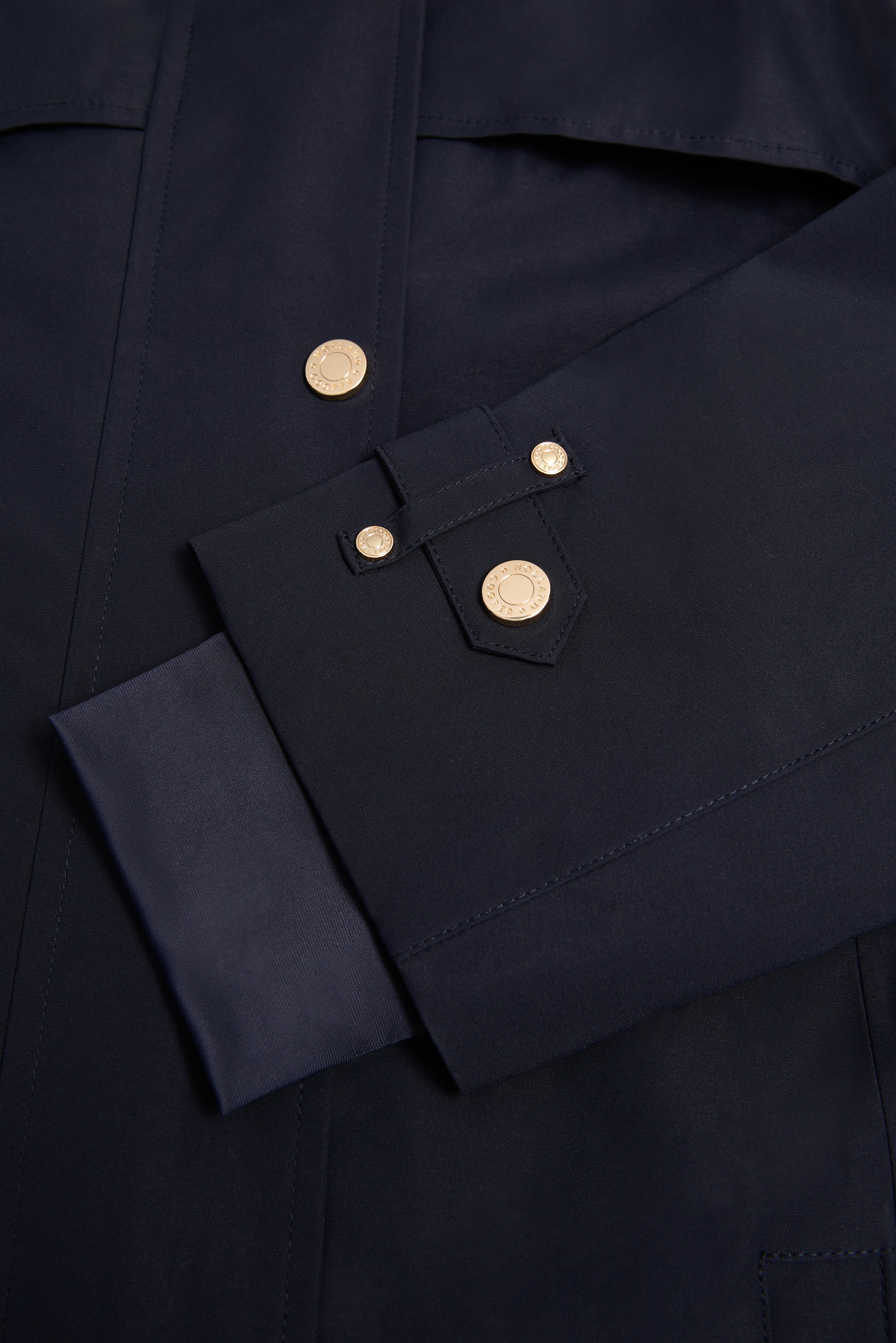 Folgate Rain Coat (Ink Navy) - Image 9
