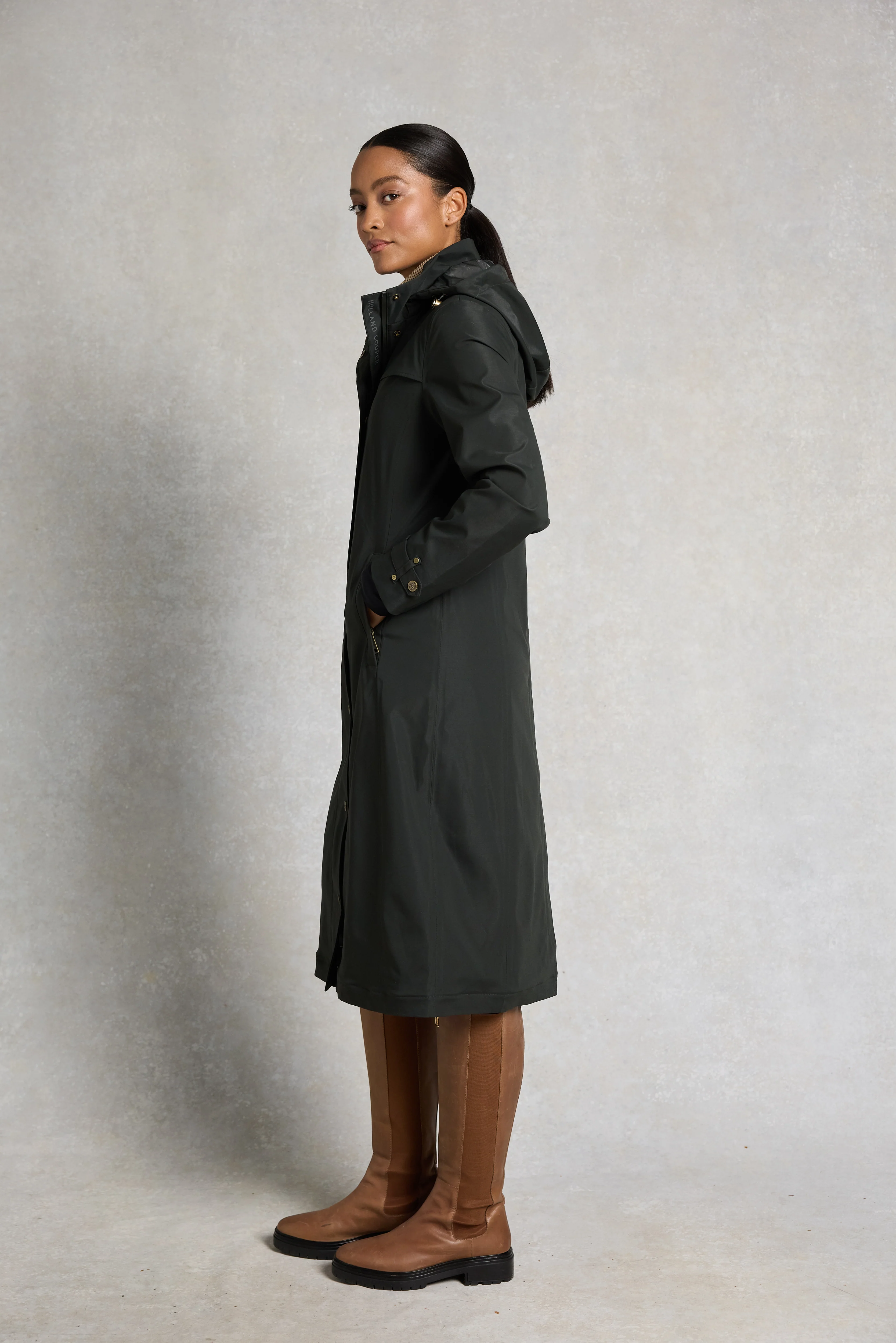 Folgate Coat (Dark Pine Green) - Image 6
