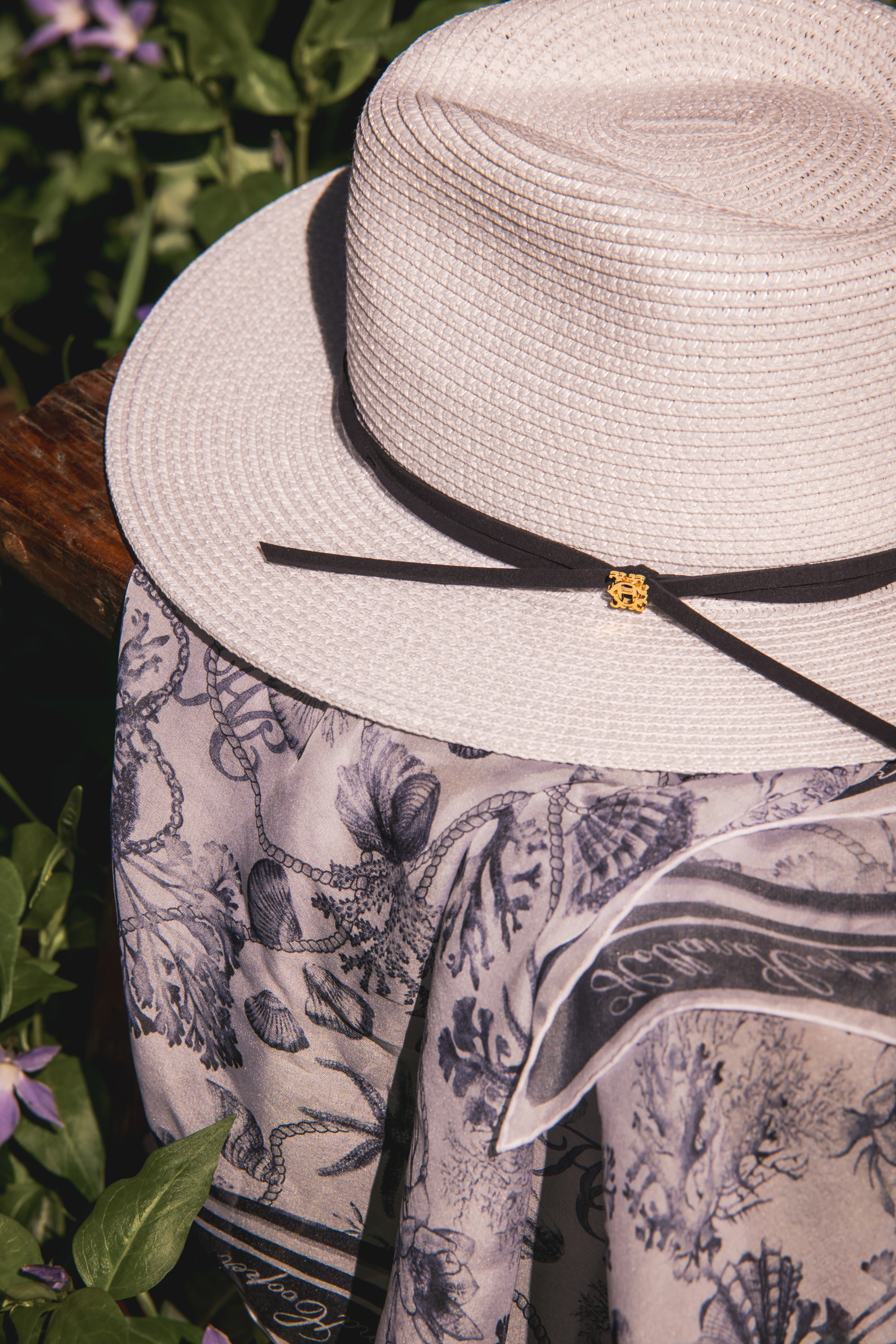 Francesca Hat (White Navy) - Image 4