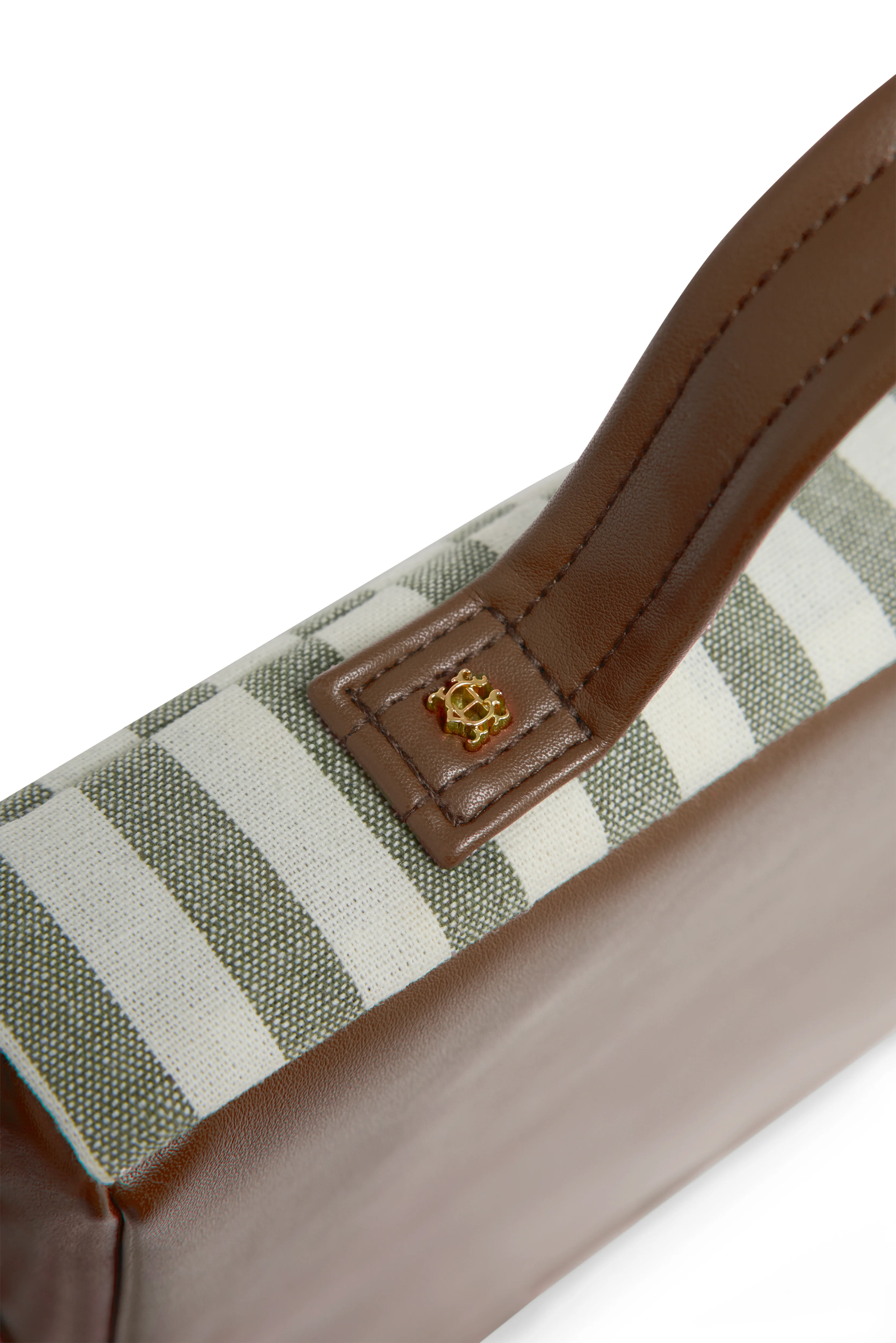 Frilled Gardening Knee Pad (Green Stripe) - Image 4