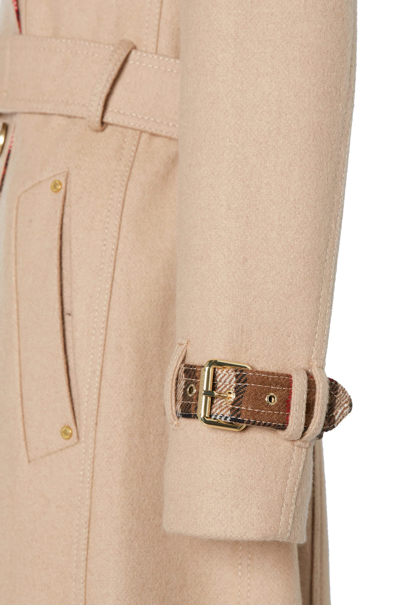 Full Length Chelsea Trench Coat (Camel) - Image 12