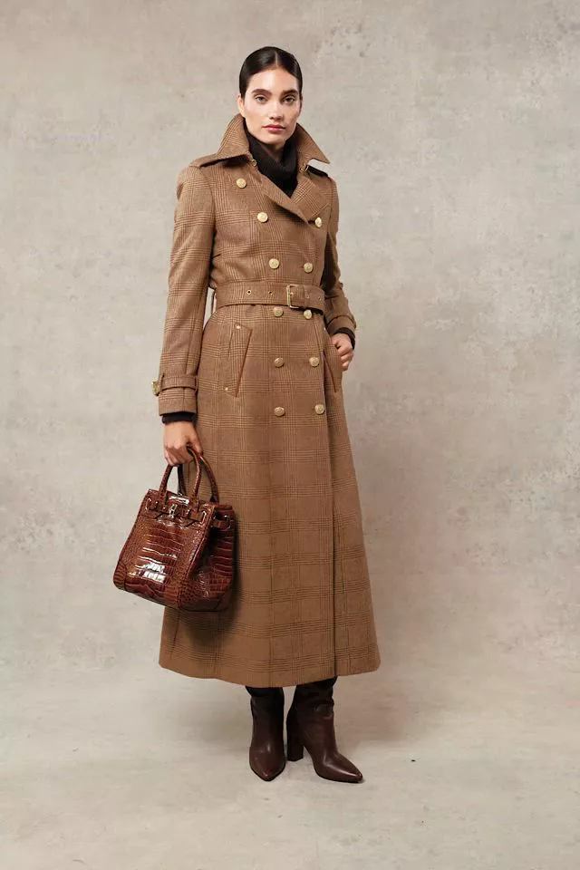 Full Length Marlborough Trench Coat (Tawny) - Image 5
