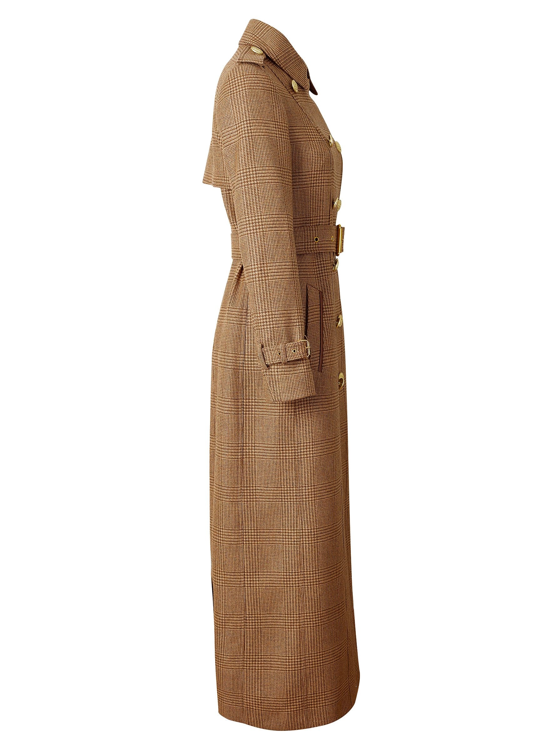 Full Length Marlborough Trench Coat (Tawny) - Image 7