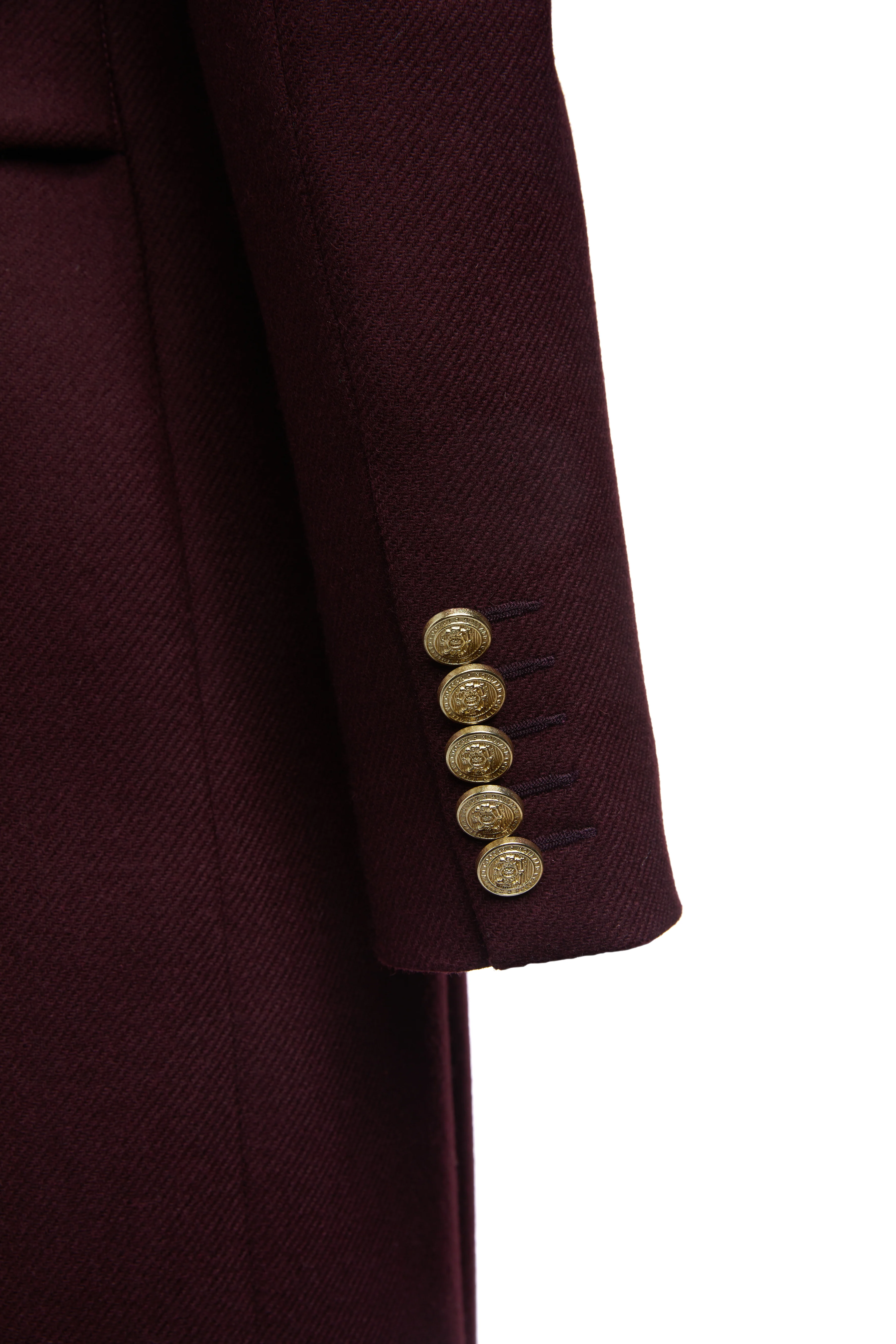 Full Length Regency Coat (Mulberry) - Image 7