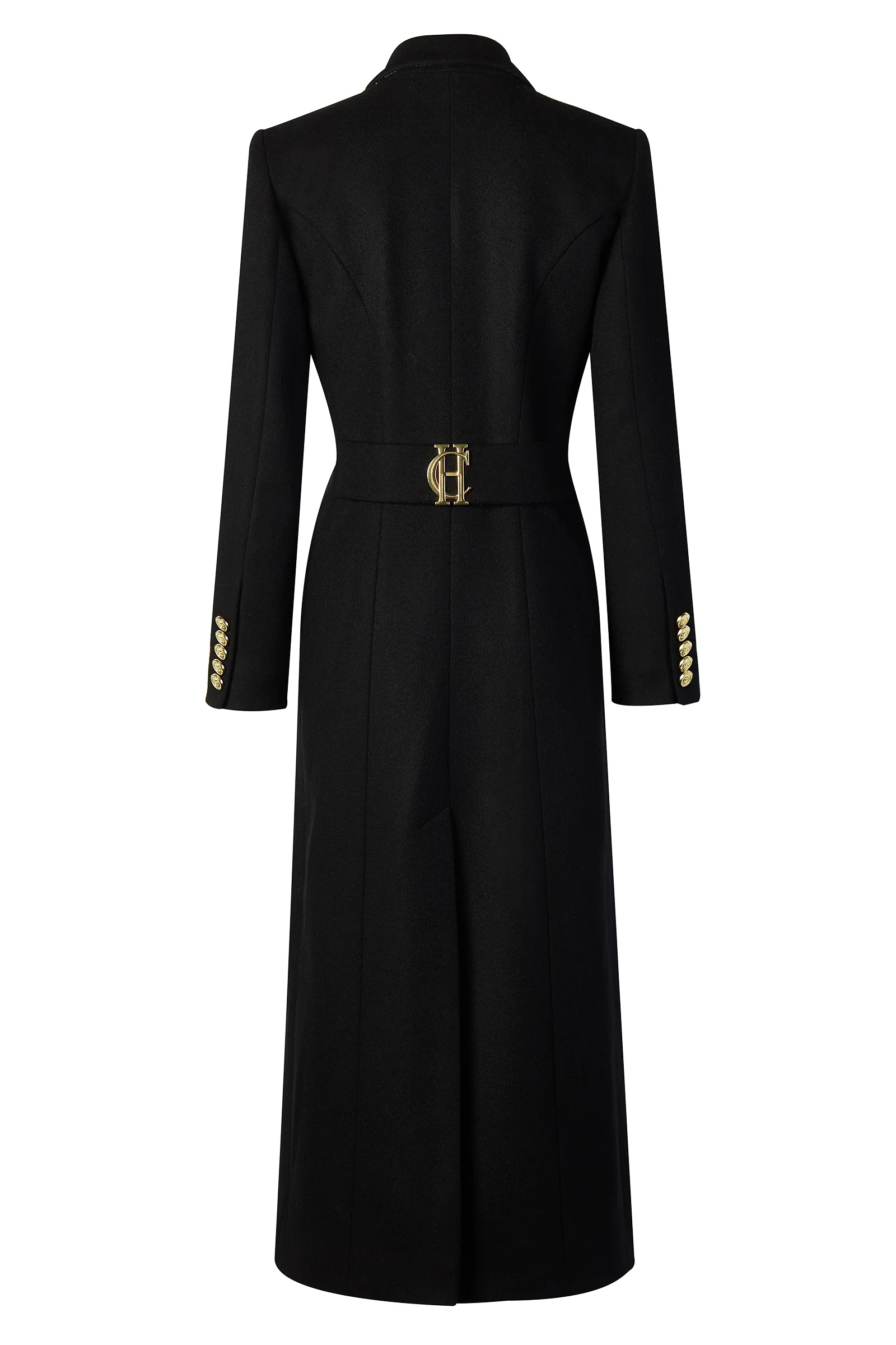 Full Length Regency Coat (Soft Black) - Image 4