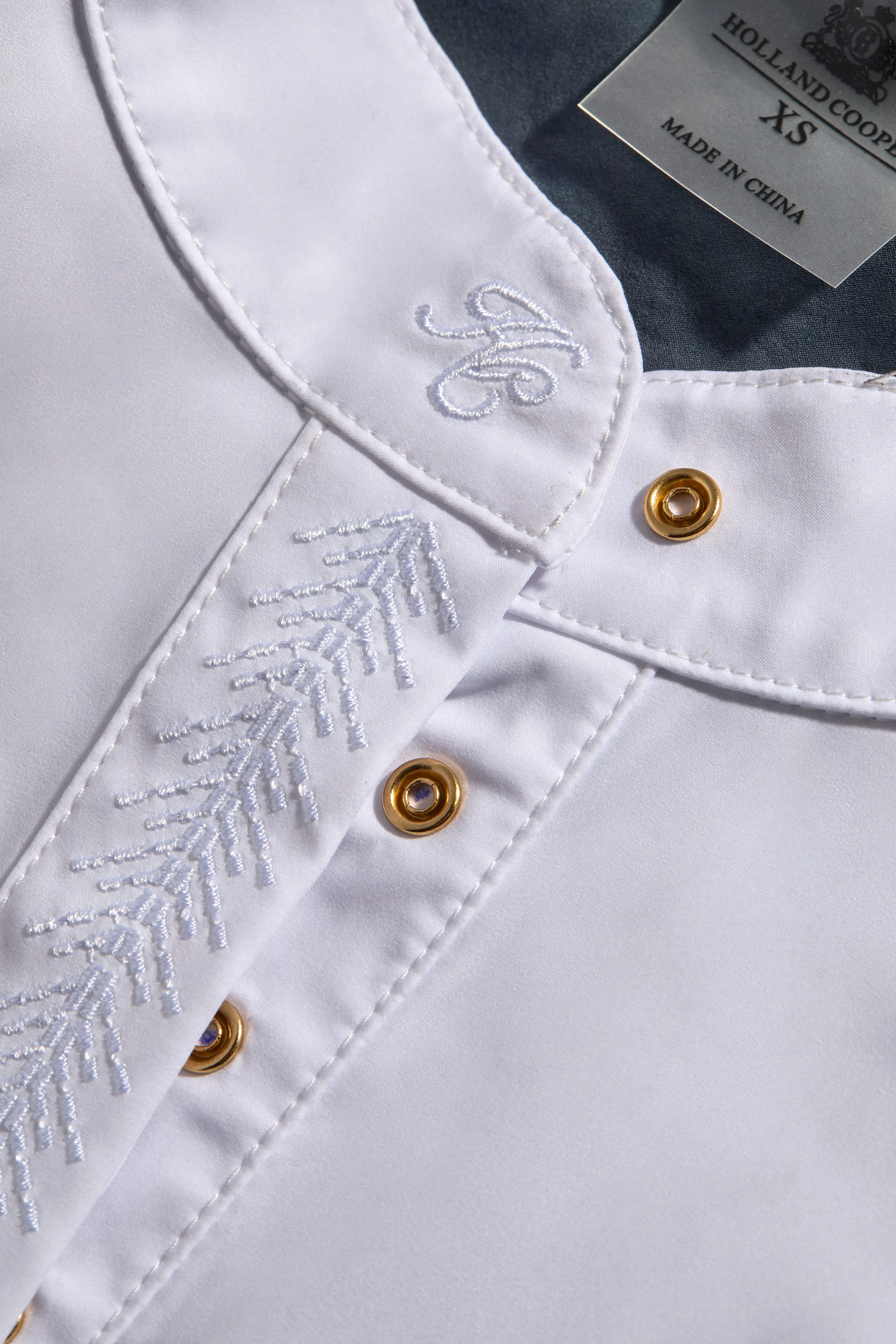 Gatcombe Short Sleeve Showshirt (Ink Navy) - Image 7