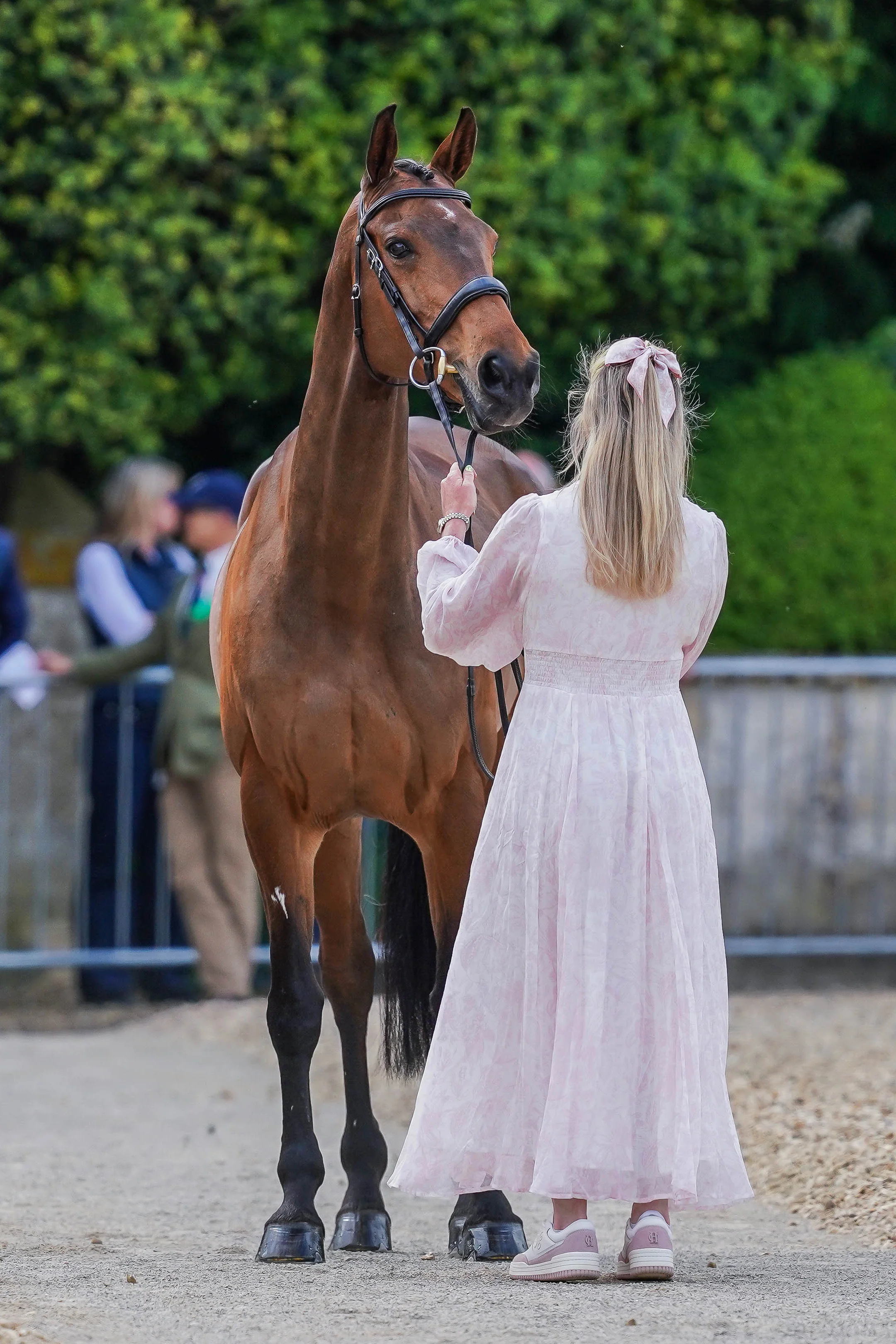 Georgie Goss’s Badminton Trot Up 1 Paros Dress Look - Image 2