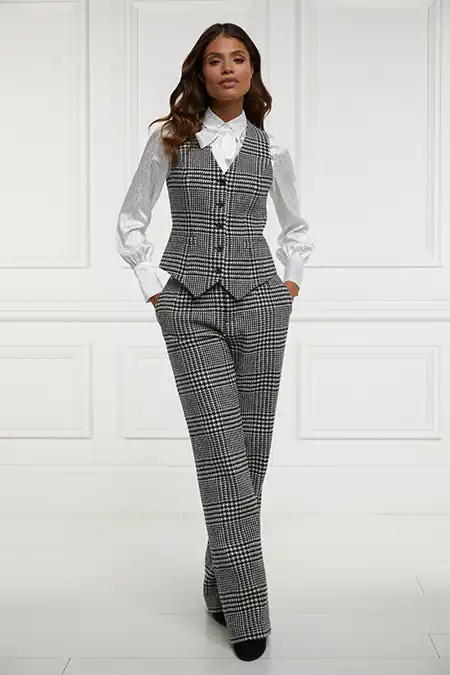 Hampton Waistcoat (Large Scale Prince of Wales Mono) - Image 5