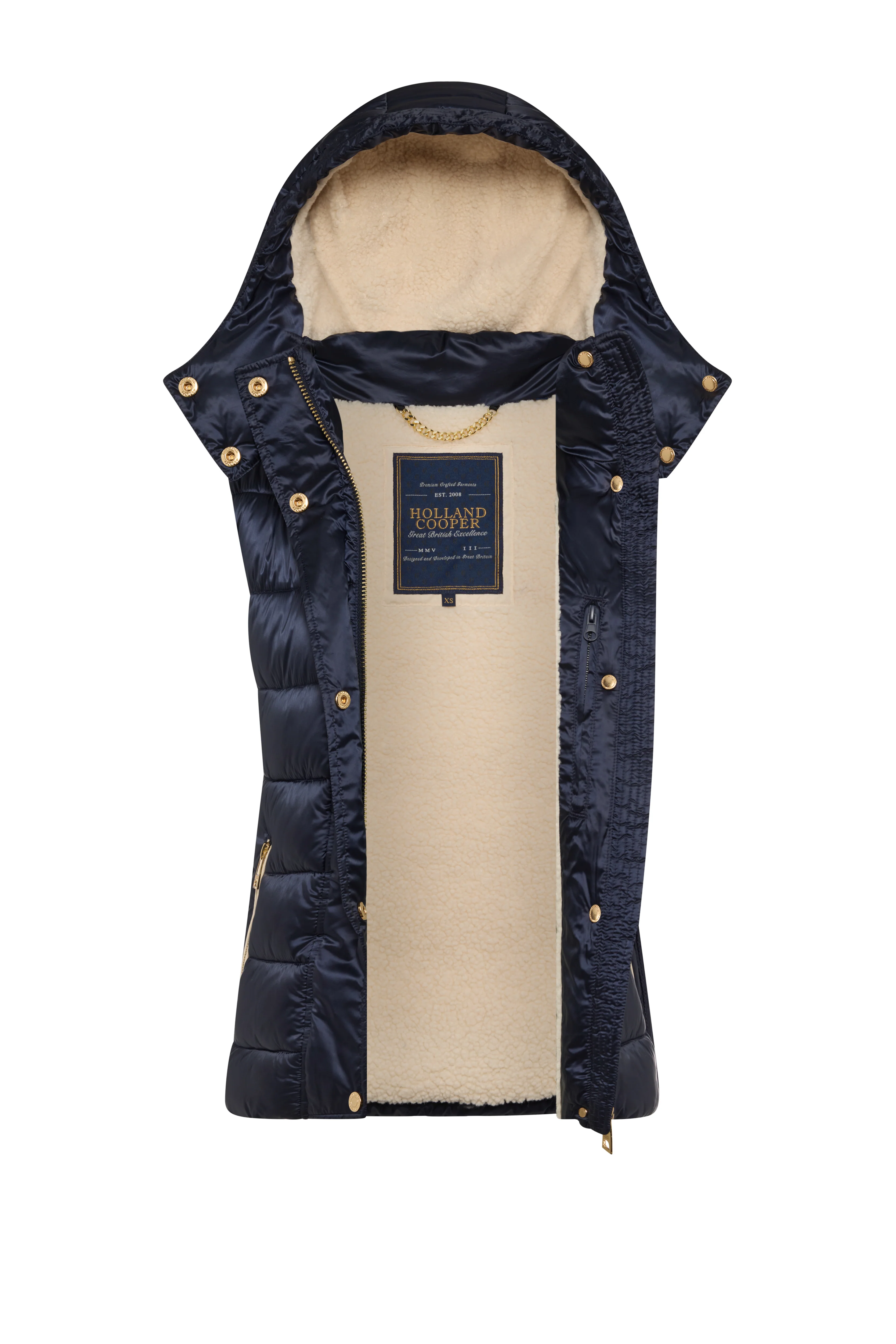 Harlow Sherpa Gilet (Ink Navy) - Image 7