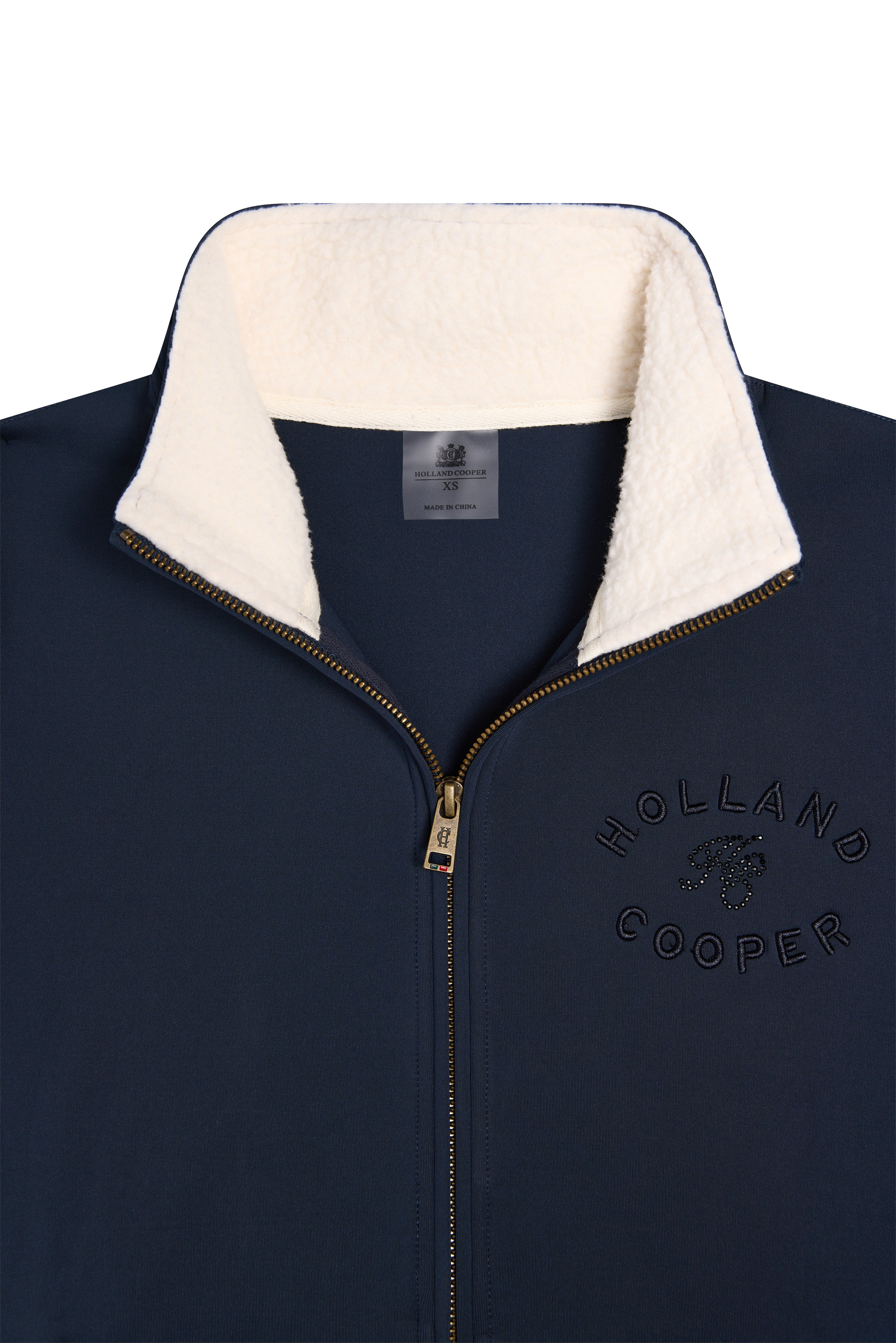 Hartpury Crystal Training Zip Sweat (Ink Navy) - Image 7