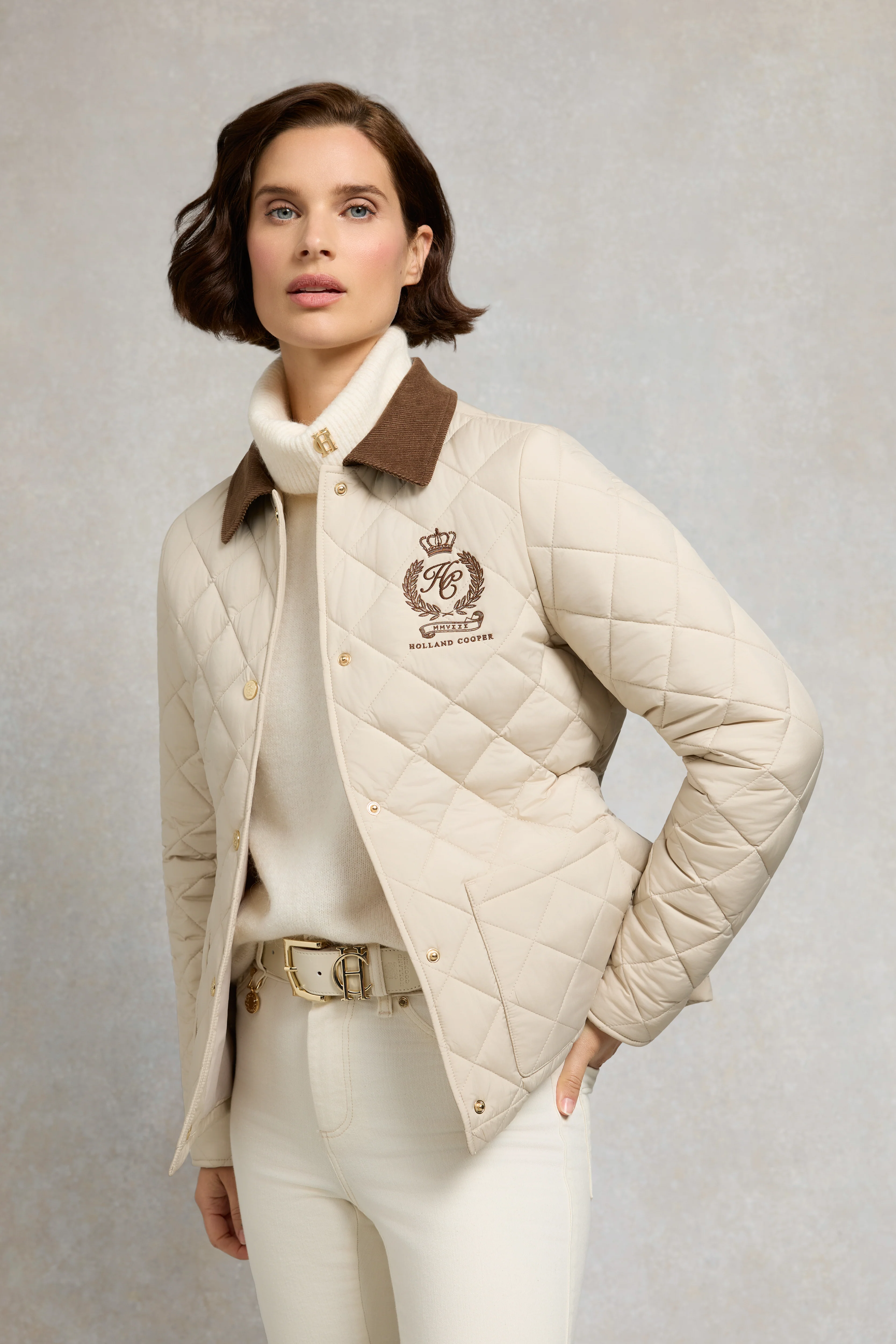 Hastings Quilted Jacket (Barley) - Image 2