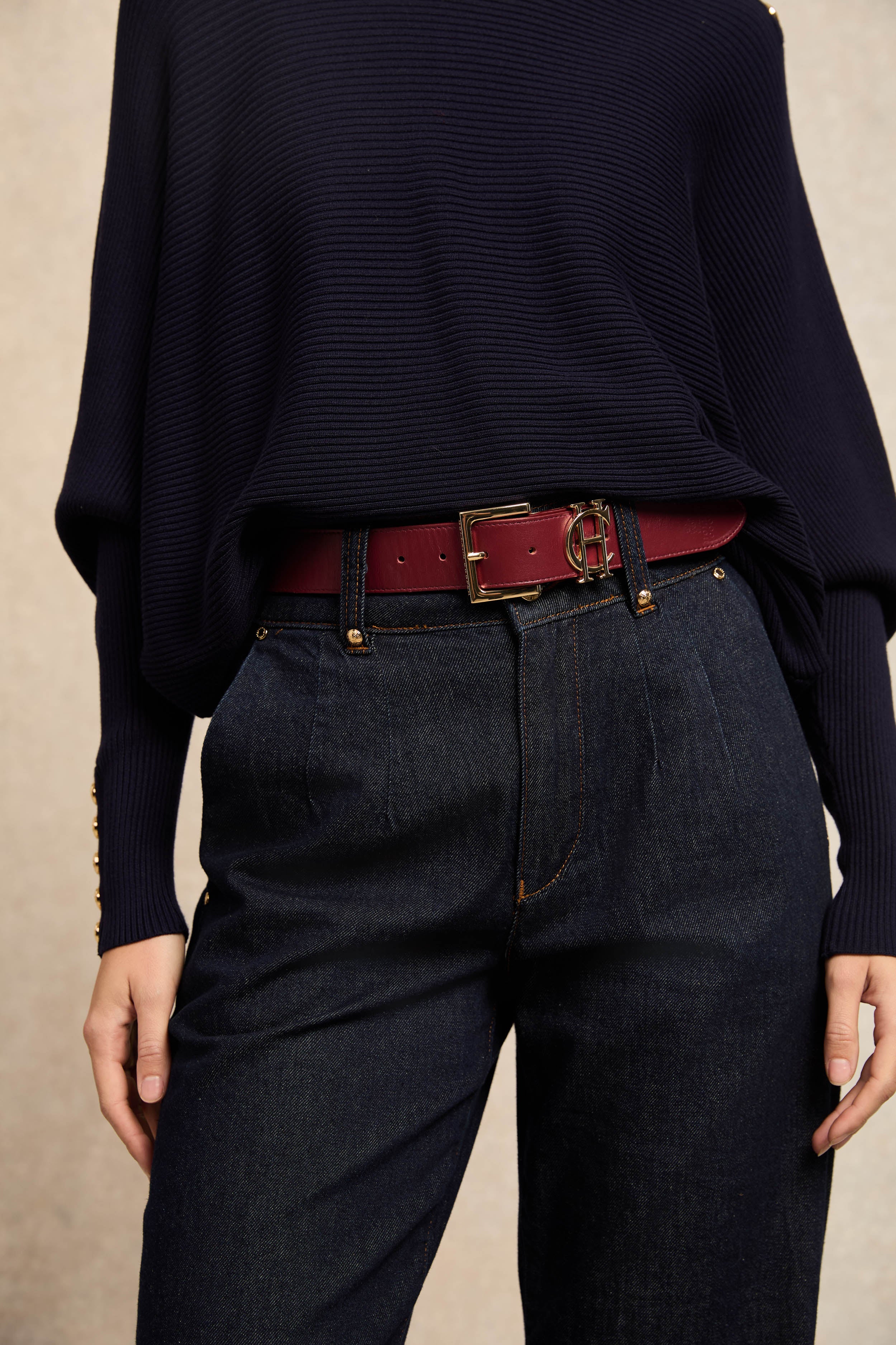 HC Classic Logo Belt (Oxblood) - Image 2