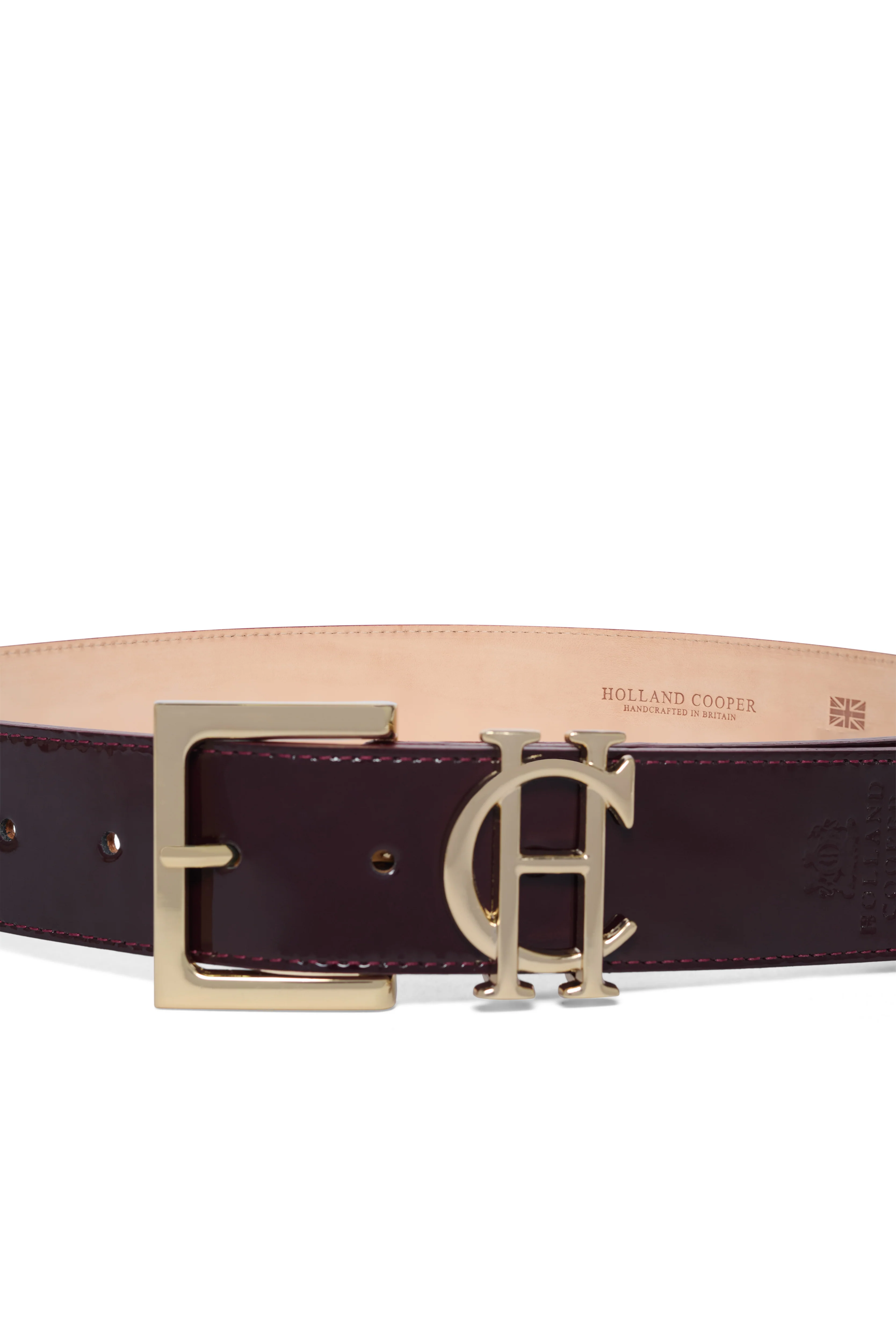 HC Classic Logo Belt (Oxblood Patent) - Image 4
