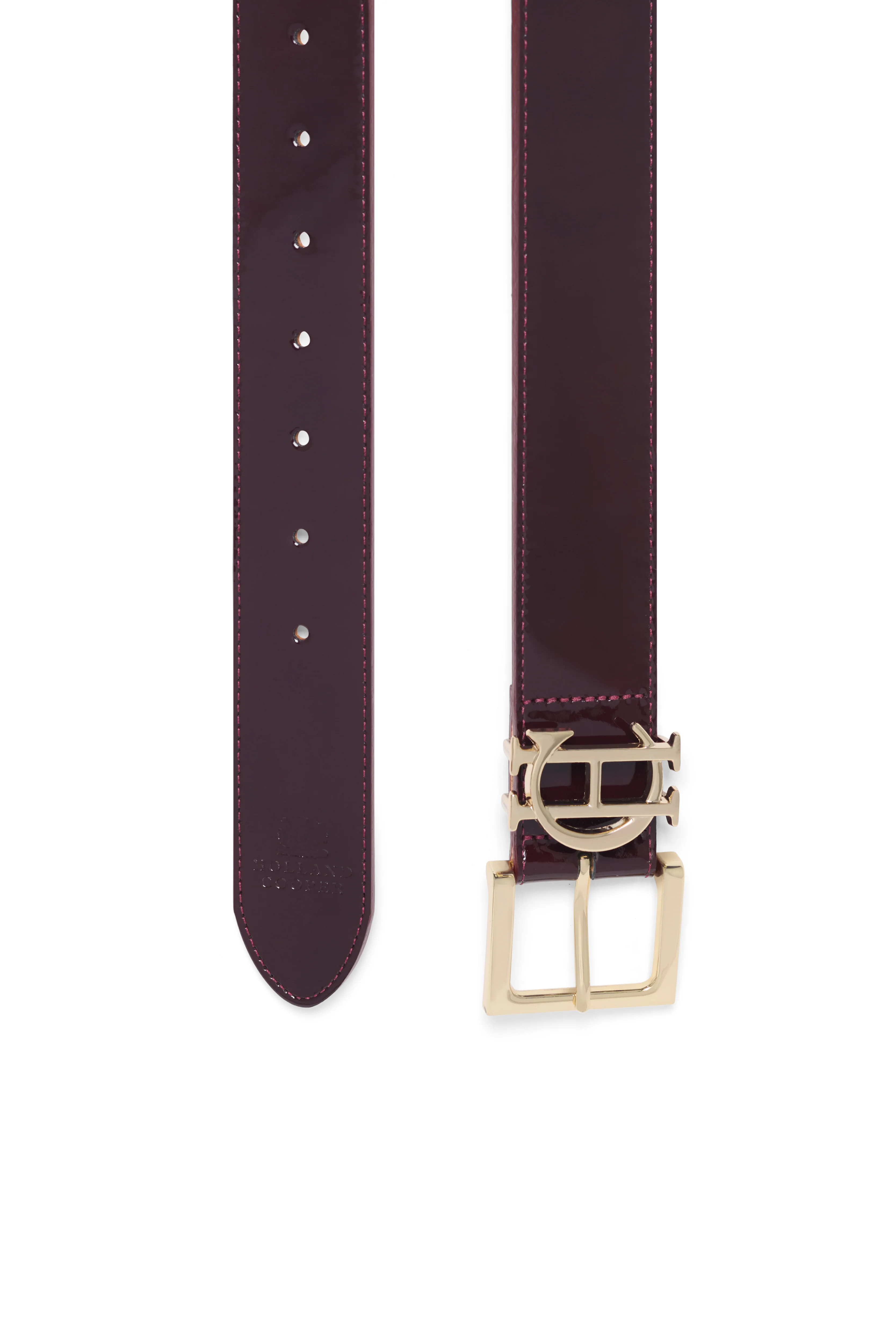 HC Classic Logo Belt (Oxblood Patent) - Image 5