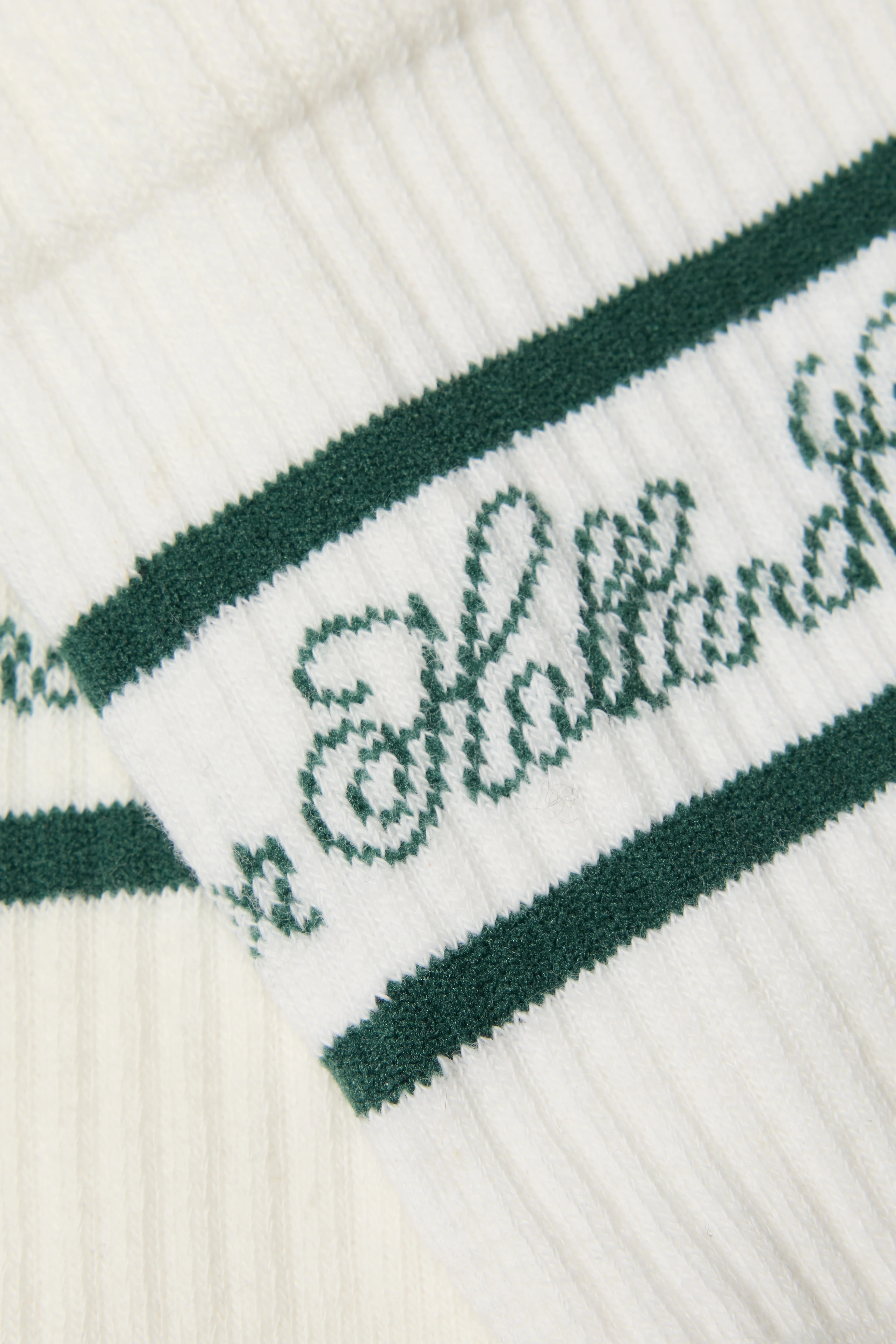 HC Trainer Sock (Ecru Racing Green) - Image 2