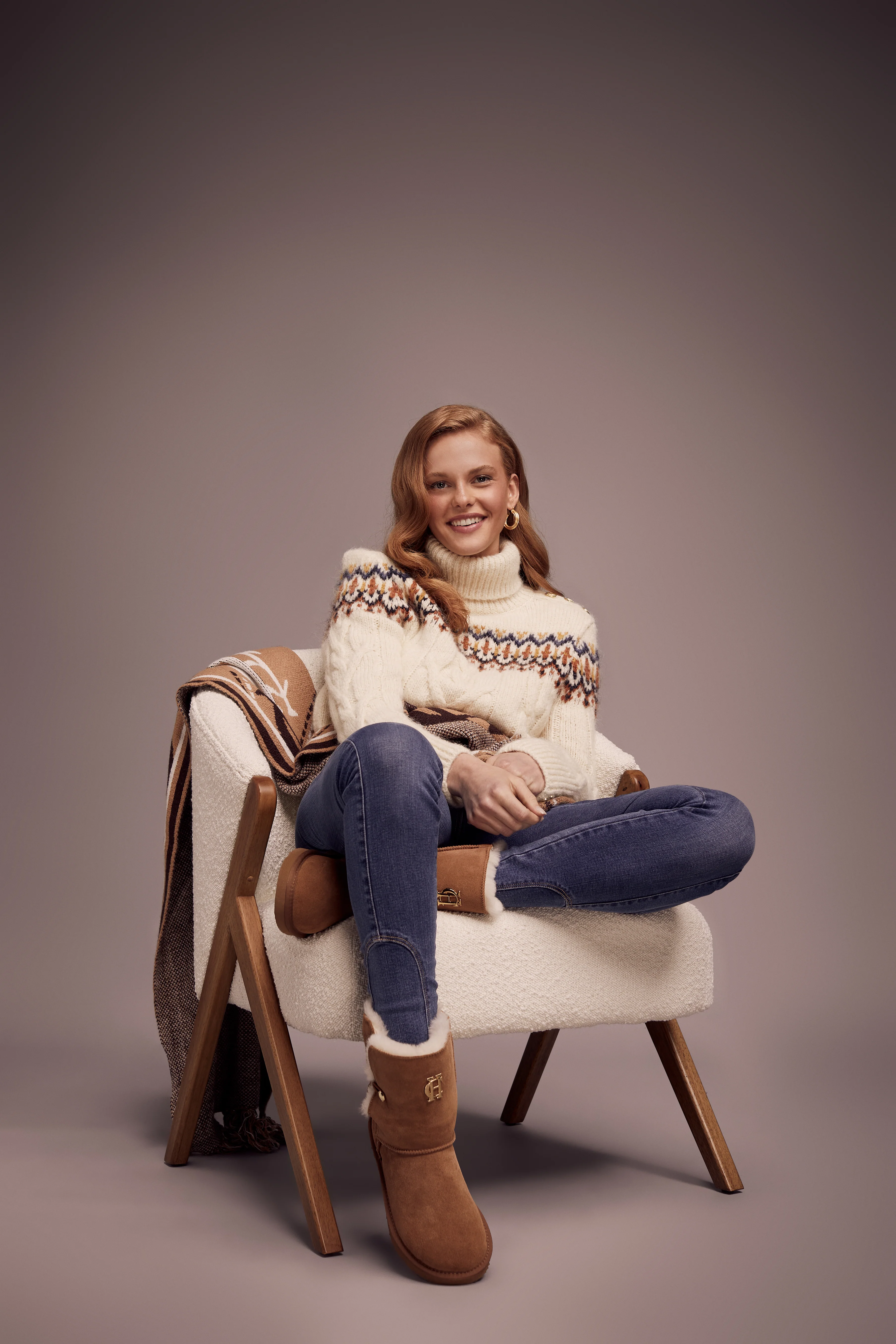 HC Shearling Boot (Tan) - Image 5