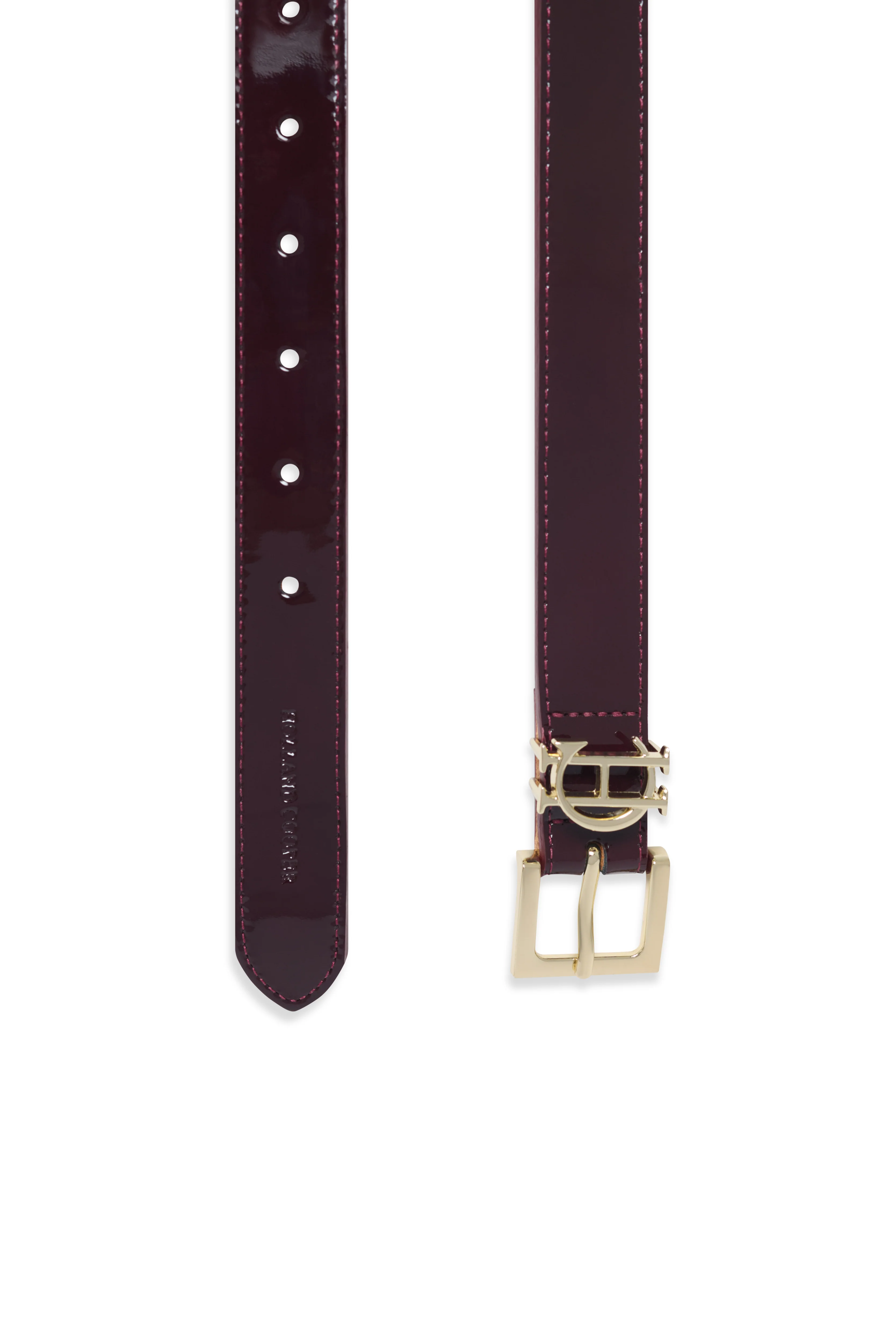 HC Slim Logo Belt (Oxblood Patent) - Image 6