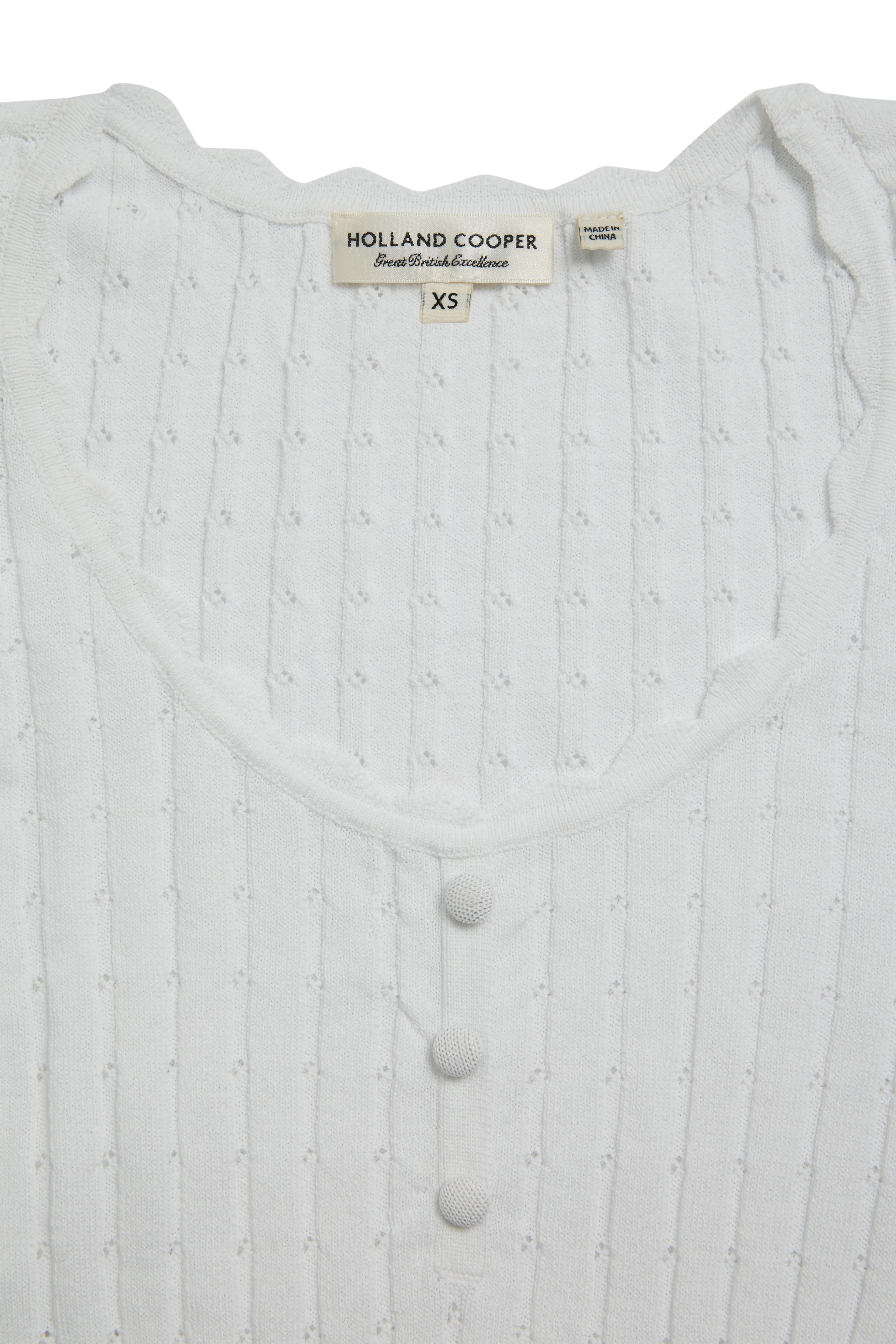 Helen Knitted Longsleeve Top (White) - Image 7