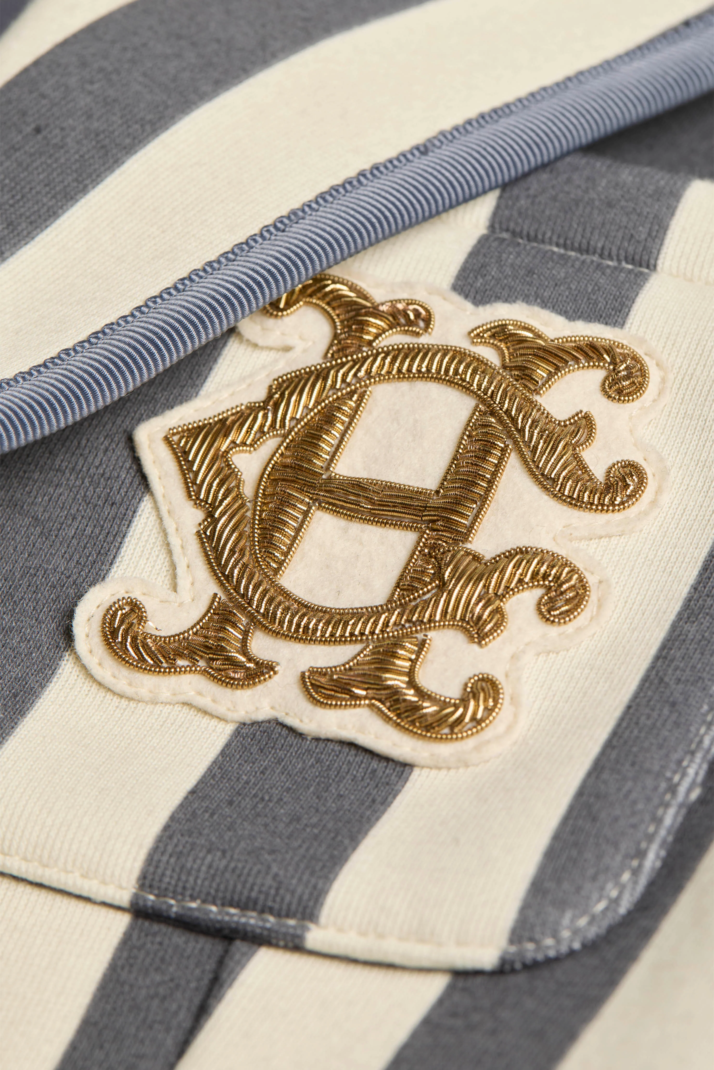 Henley Blazer (Dusty Navy Stripe) - Image 8