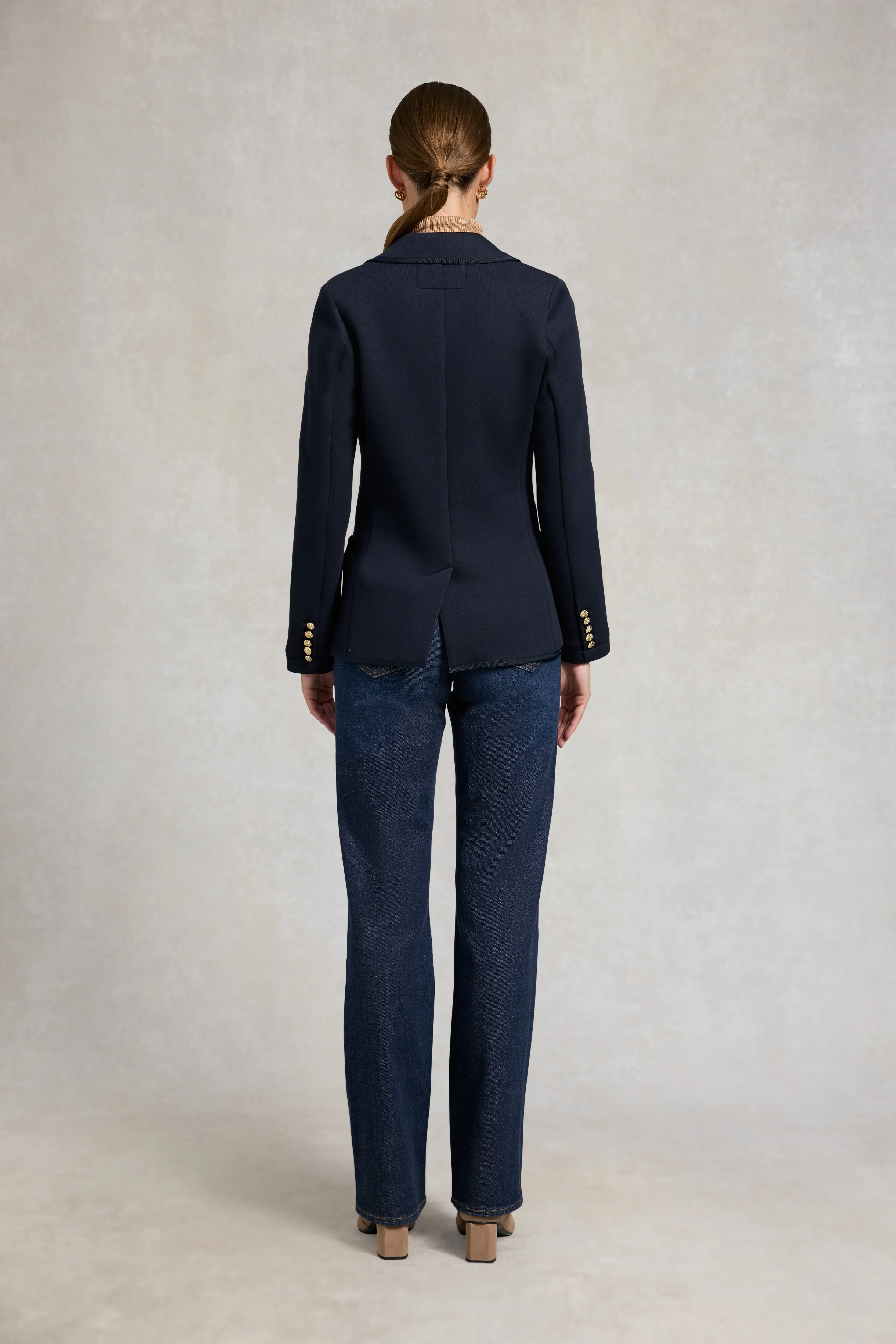 Henley Blazer (Navy Navy) - Image 5