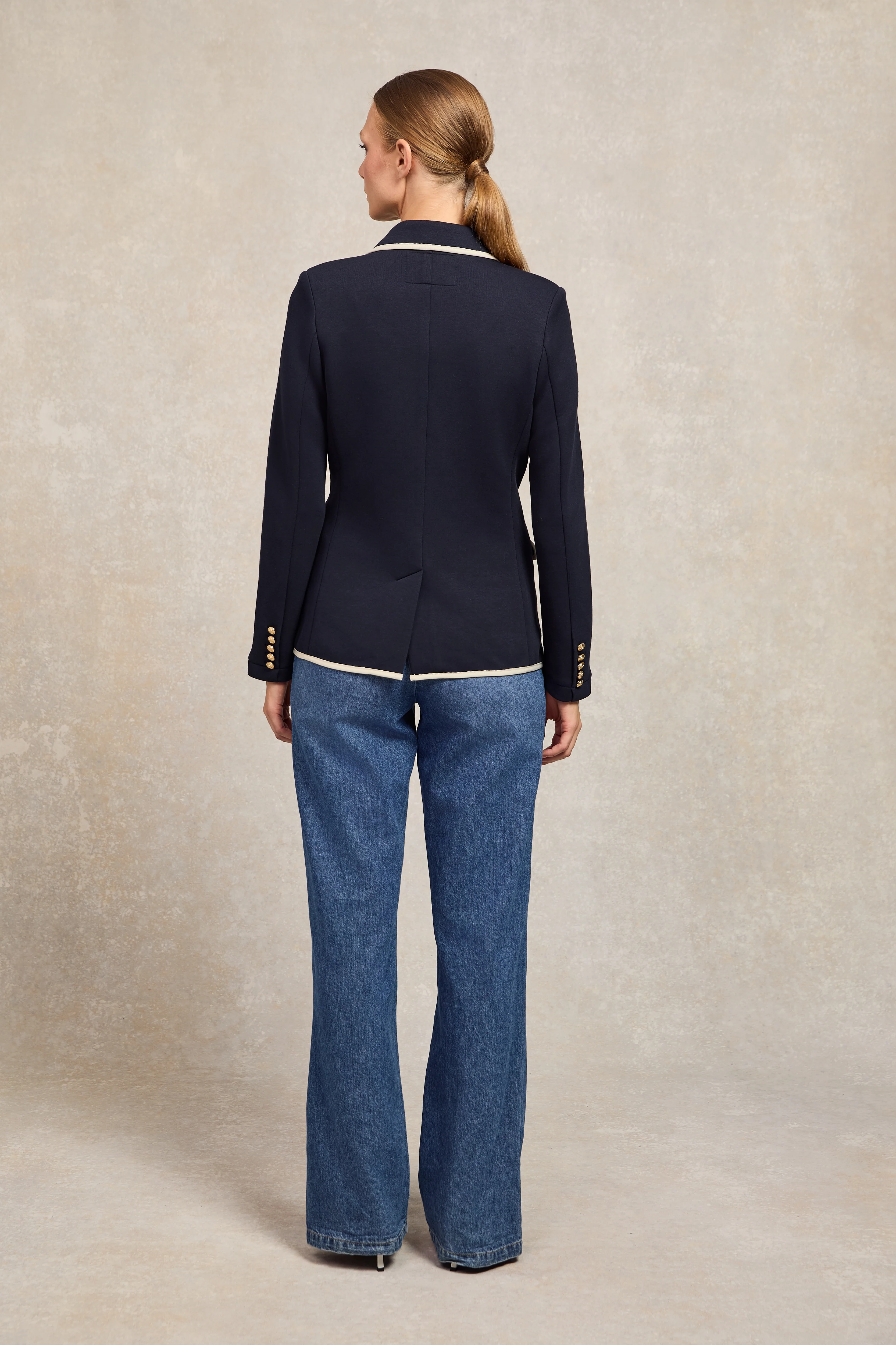 Henley Double Breasted Blazer (Ink Navy) - Image 6