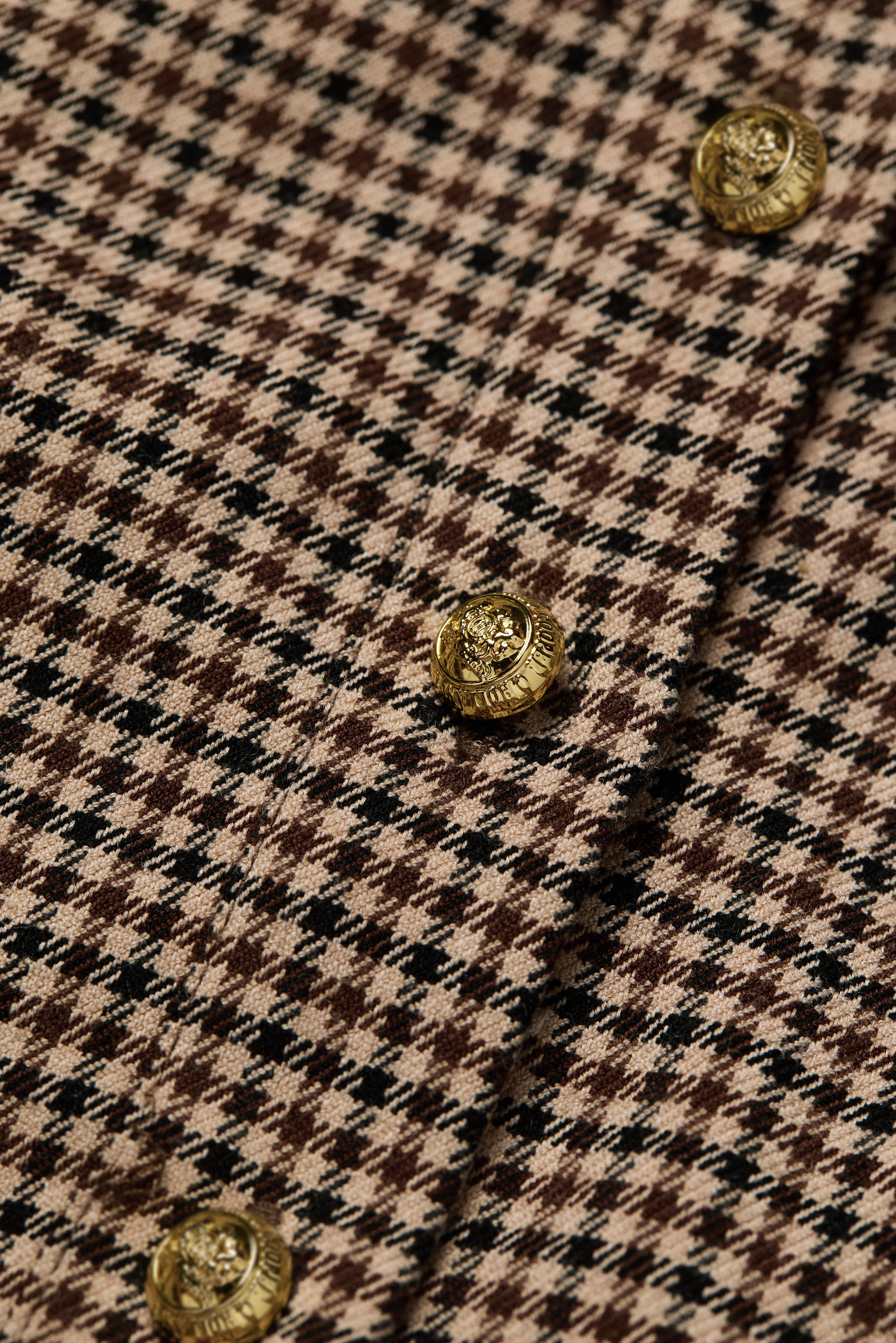 Heritage Dress (Coffee Gingham) - Image 11