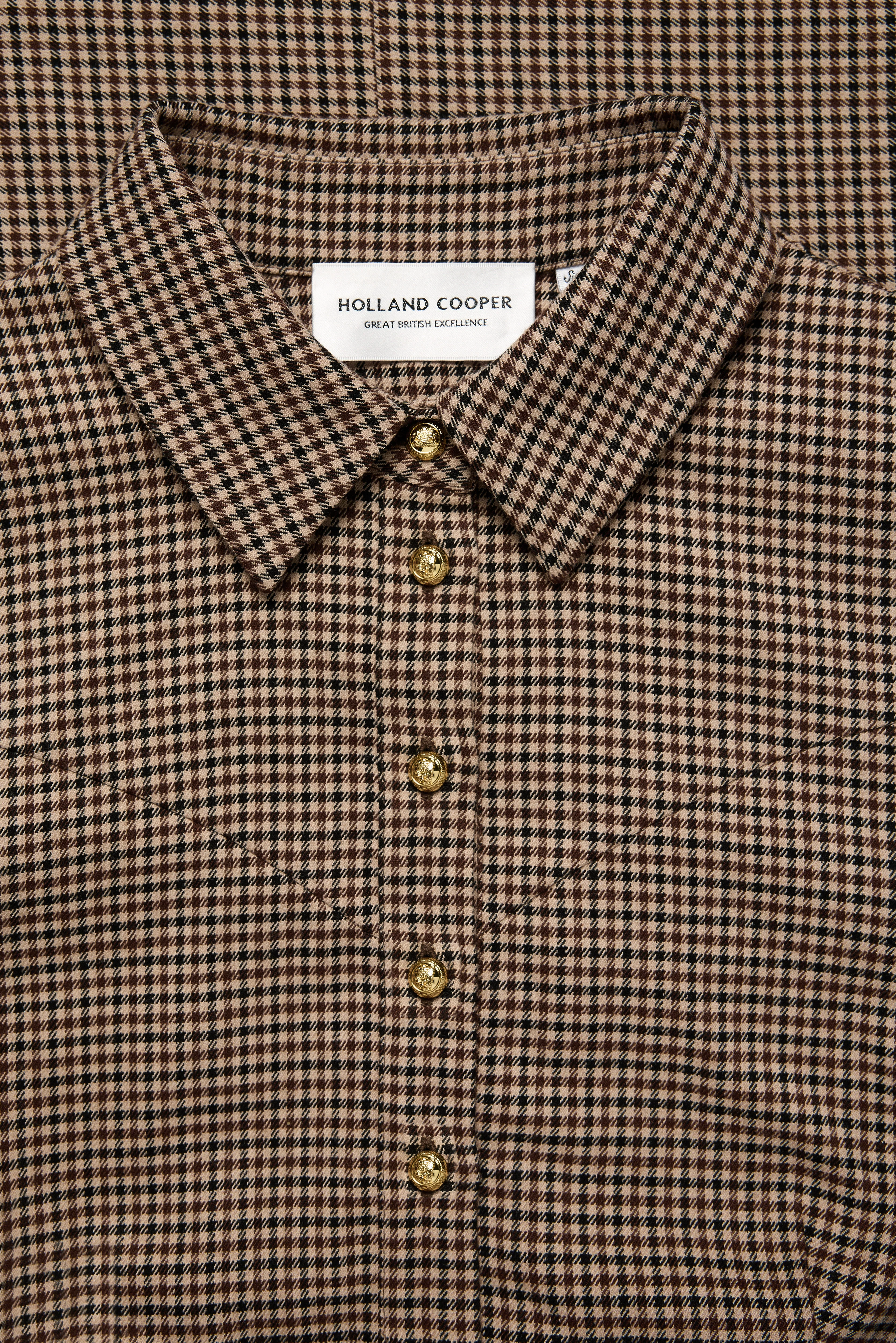 Heritage Dress (Coffee Gingham) - Image 8