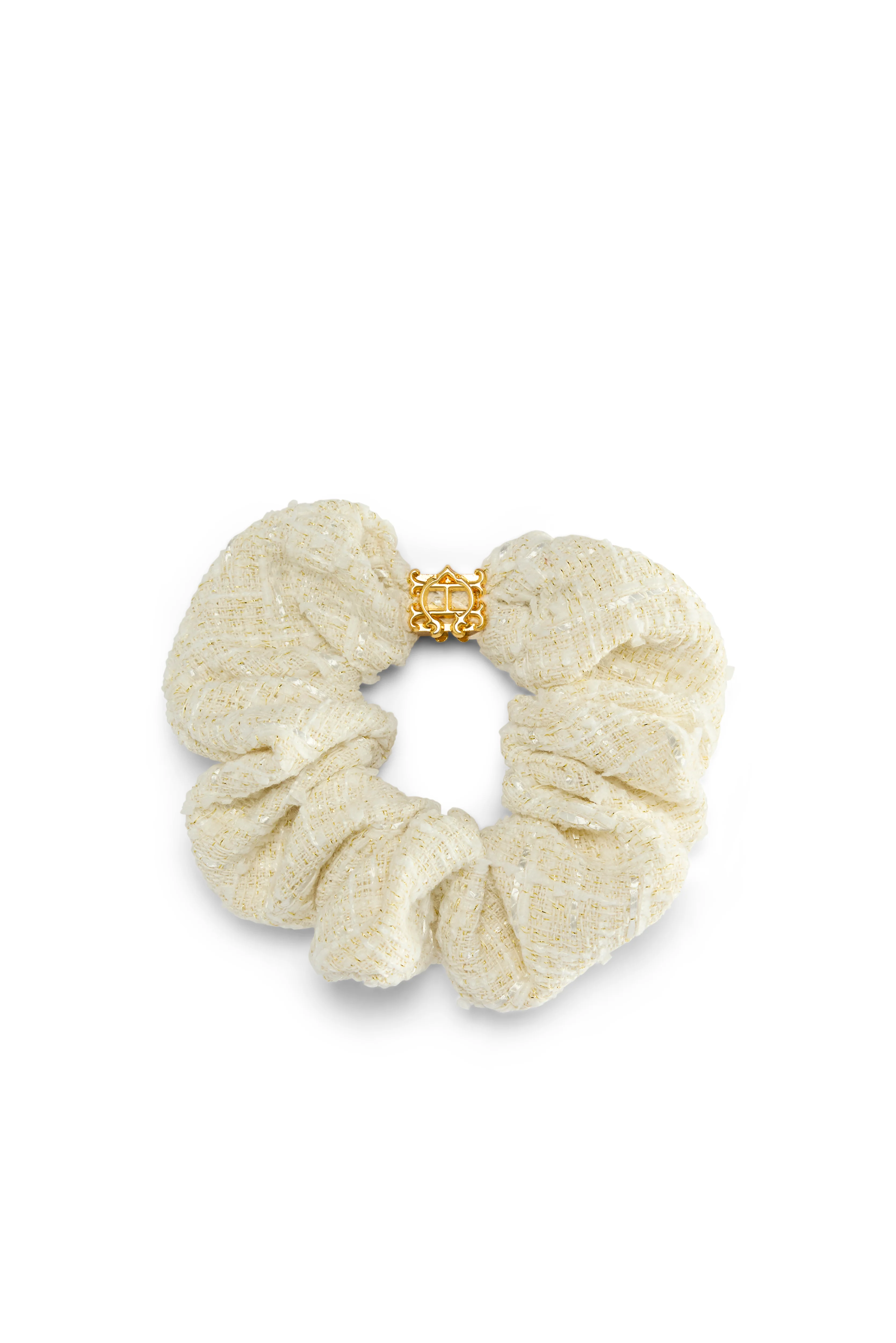 Heritage Scrunchie (Cream Boucle)