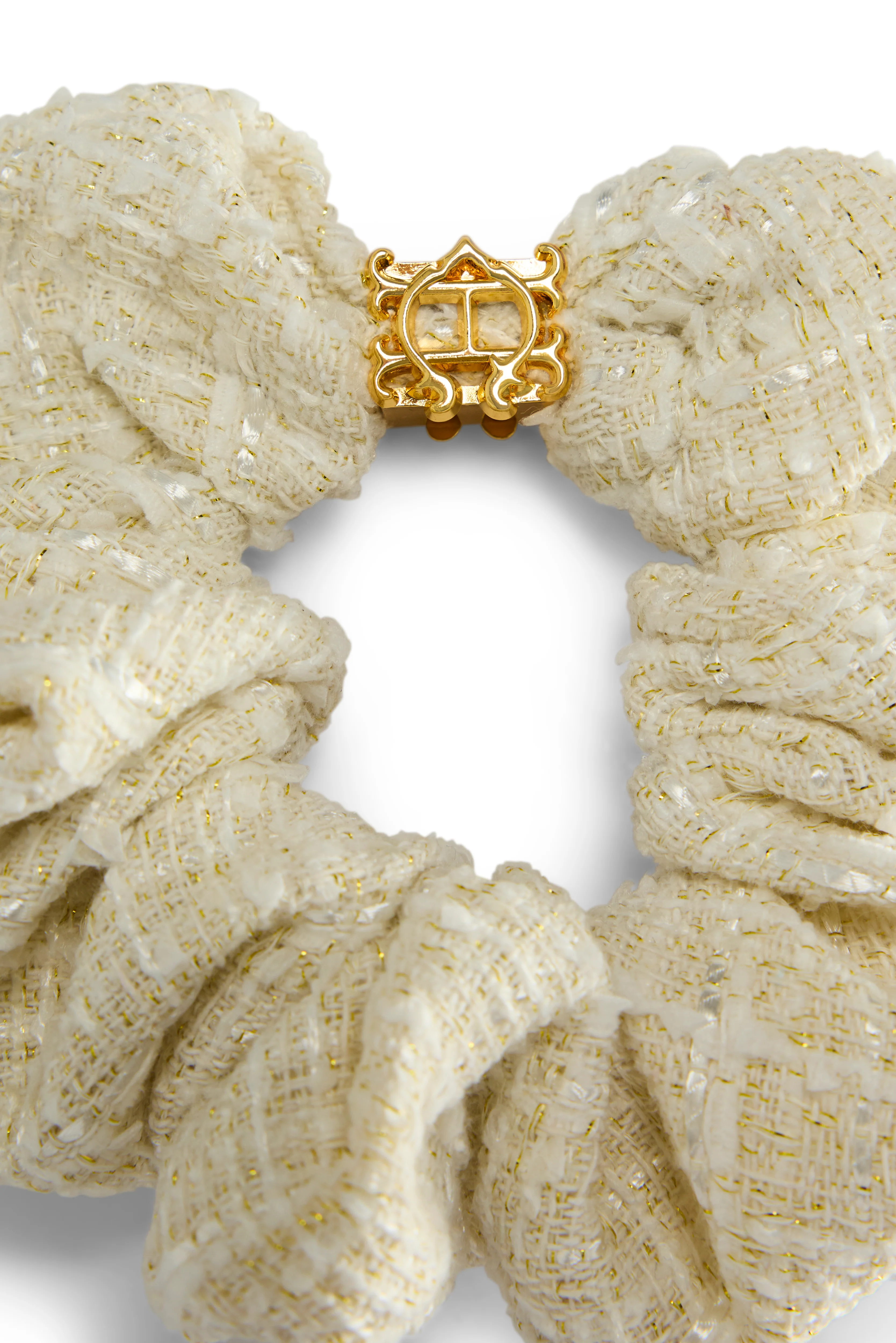 Heritage Scrunchie (Cream Boucle) - Image 3