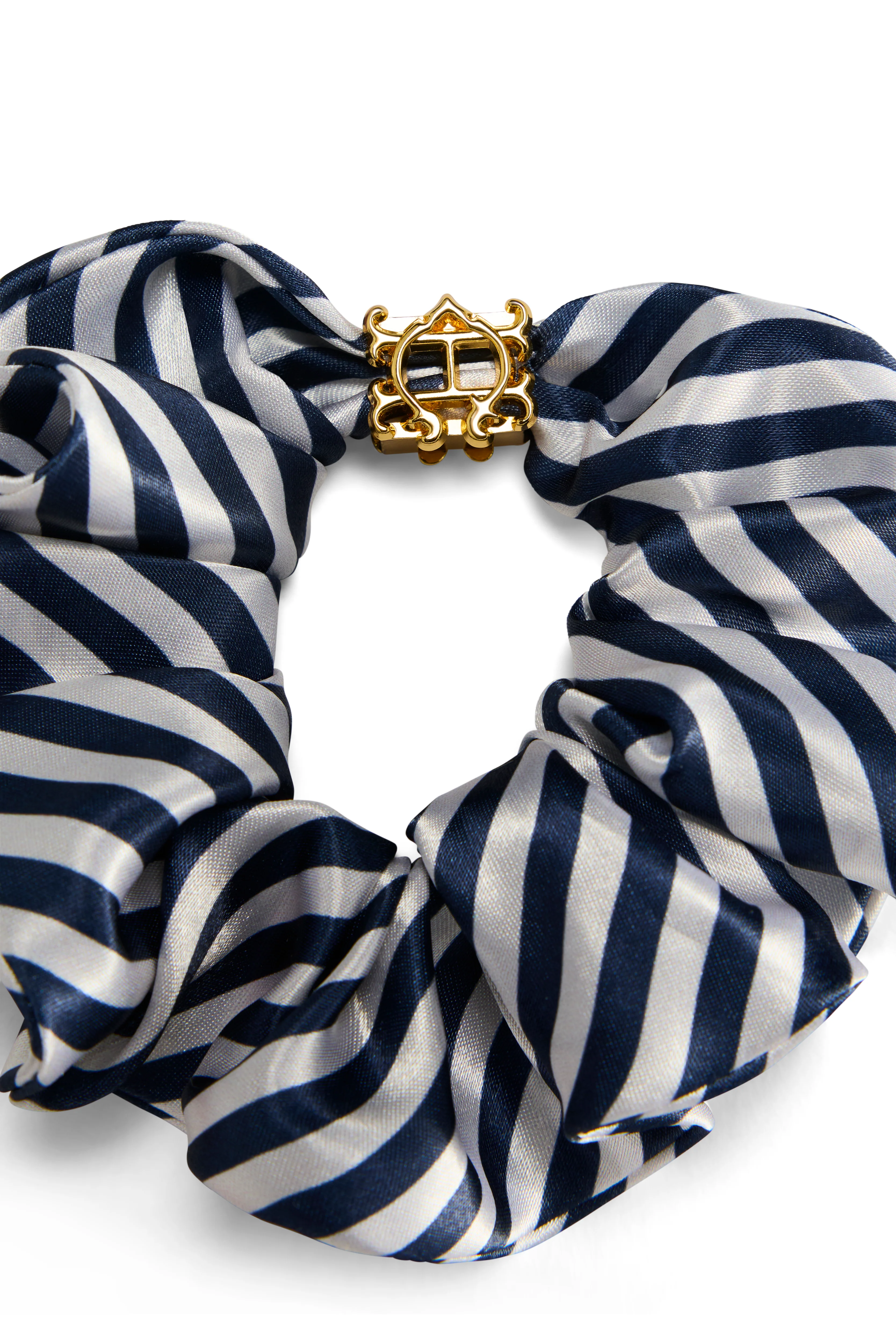 Heritage Scrunchie (Navy Stripe) - Image 3