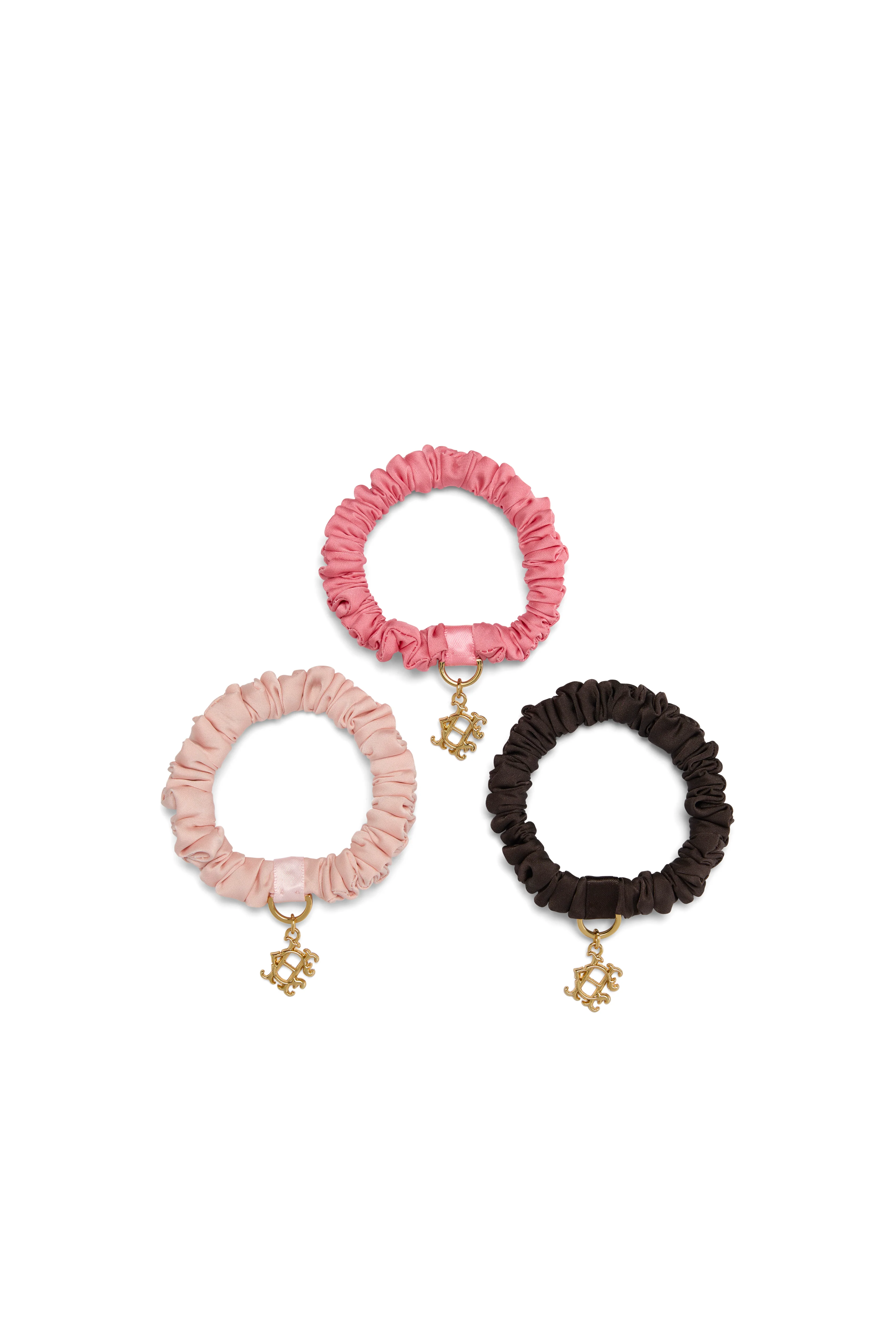 Heritage Scrunchie Set (Pink Multi)