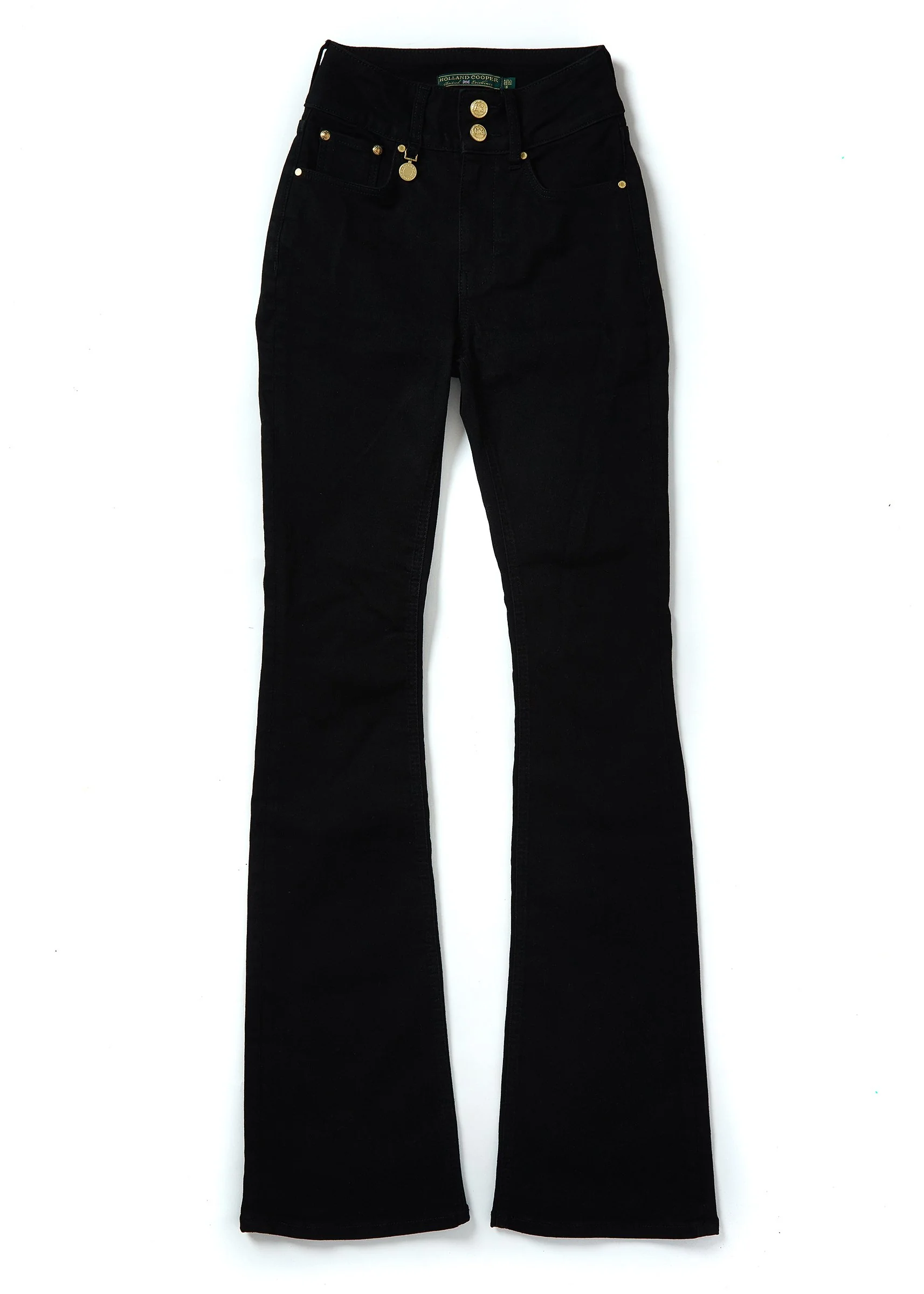 High Rise Flared Jean (Stay Black) - Image 4