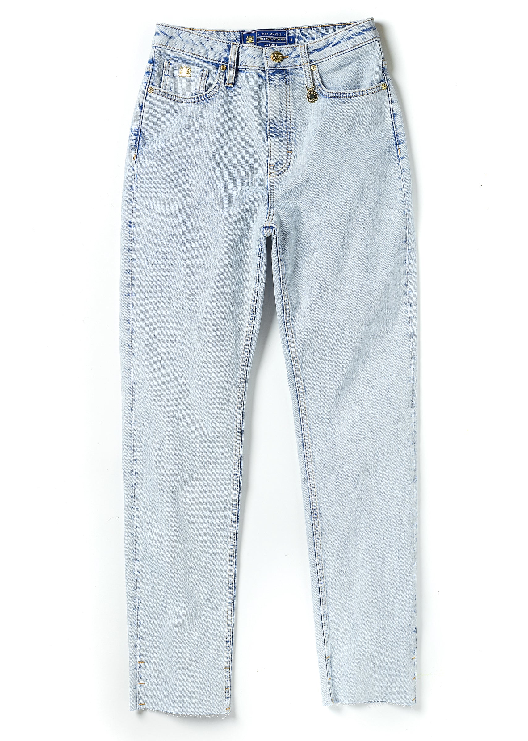 High Rise Slim Jean (Light Stone Wash) - Image 4