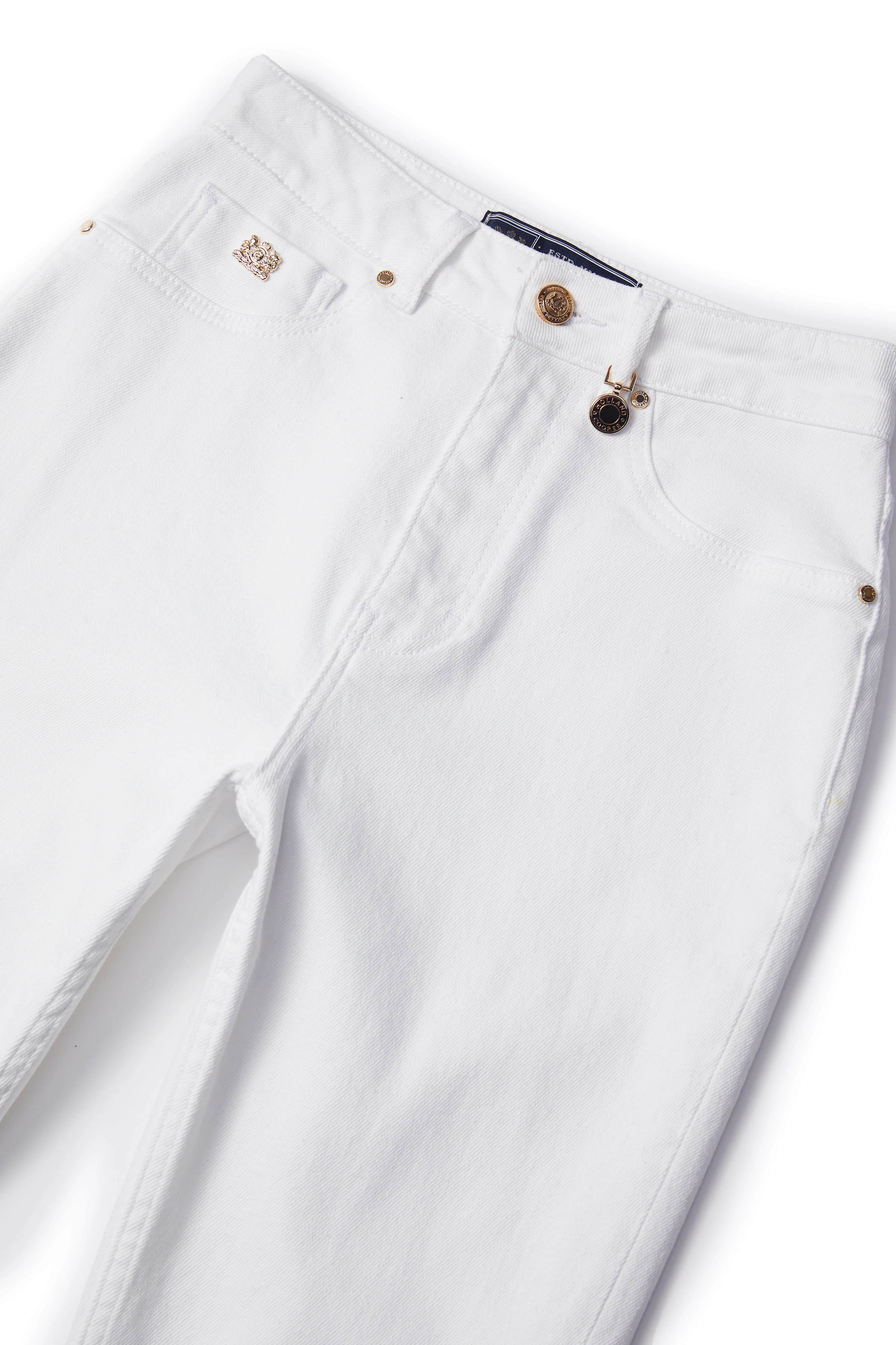 High Rise Slim Jean (White) - Image 7